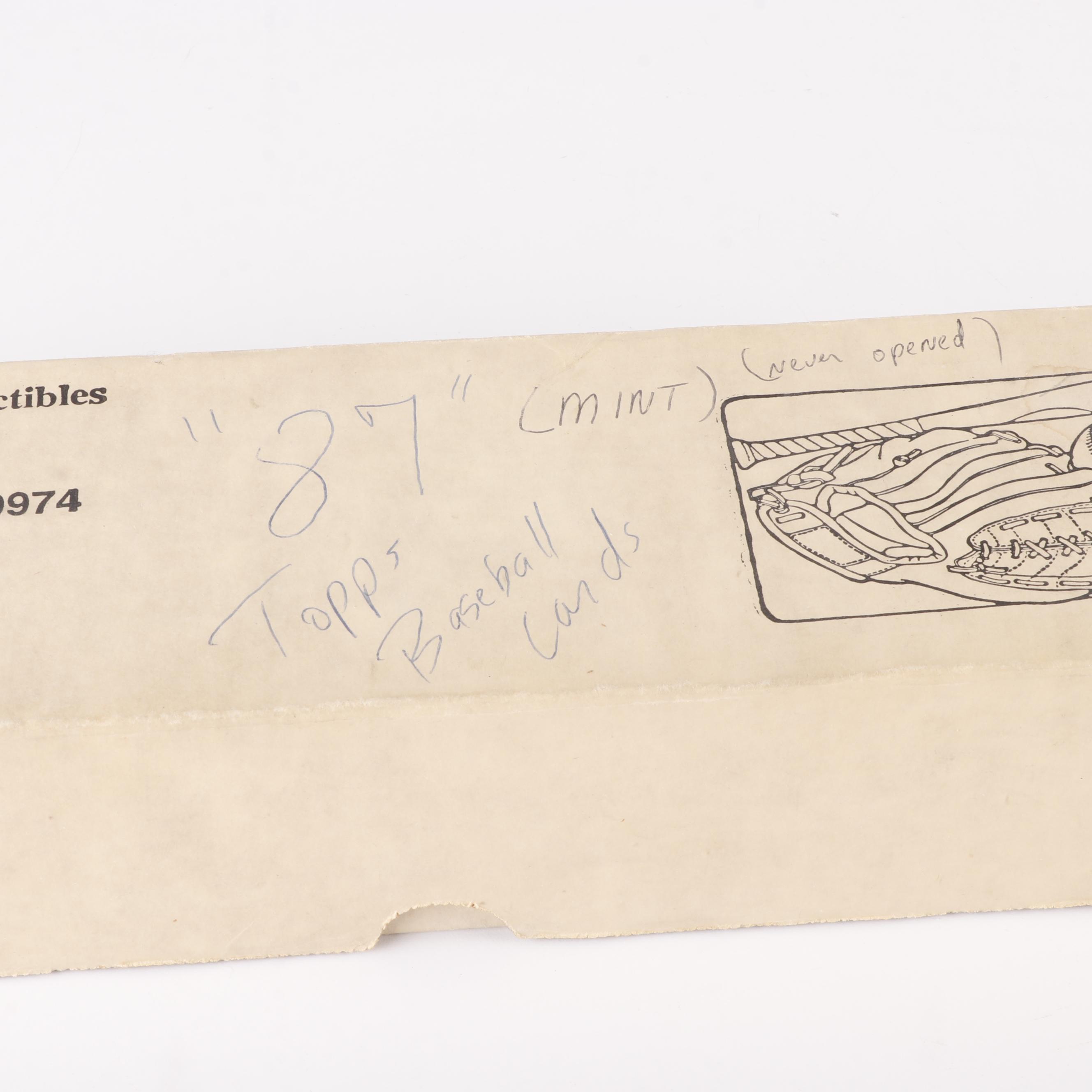 Over 4,600 Topps Baseball Cards, 1980s–90s