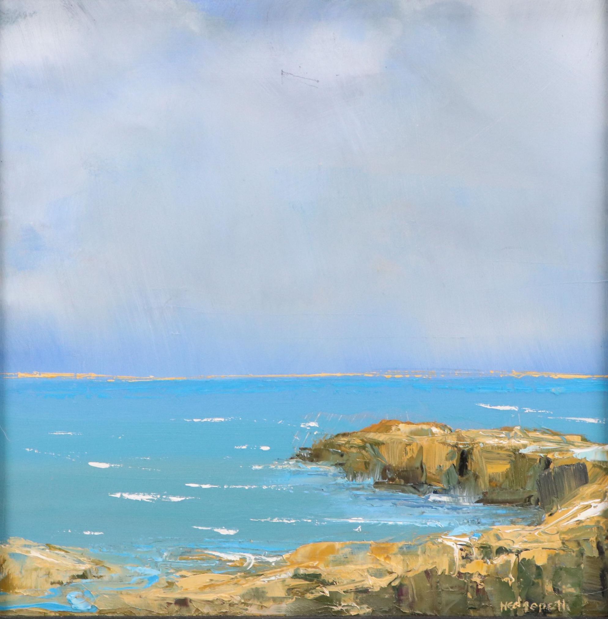 Stephen Hedgepeth Coastal Landscape Oil Painting, 21st Century