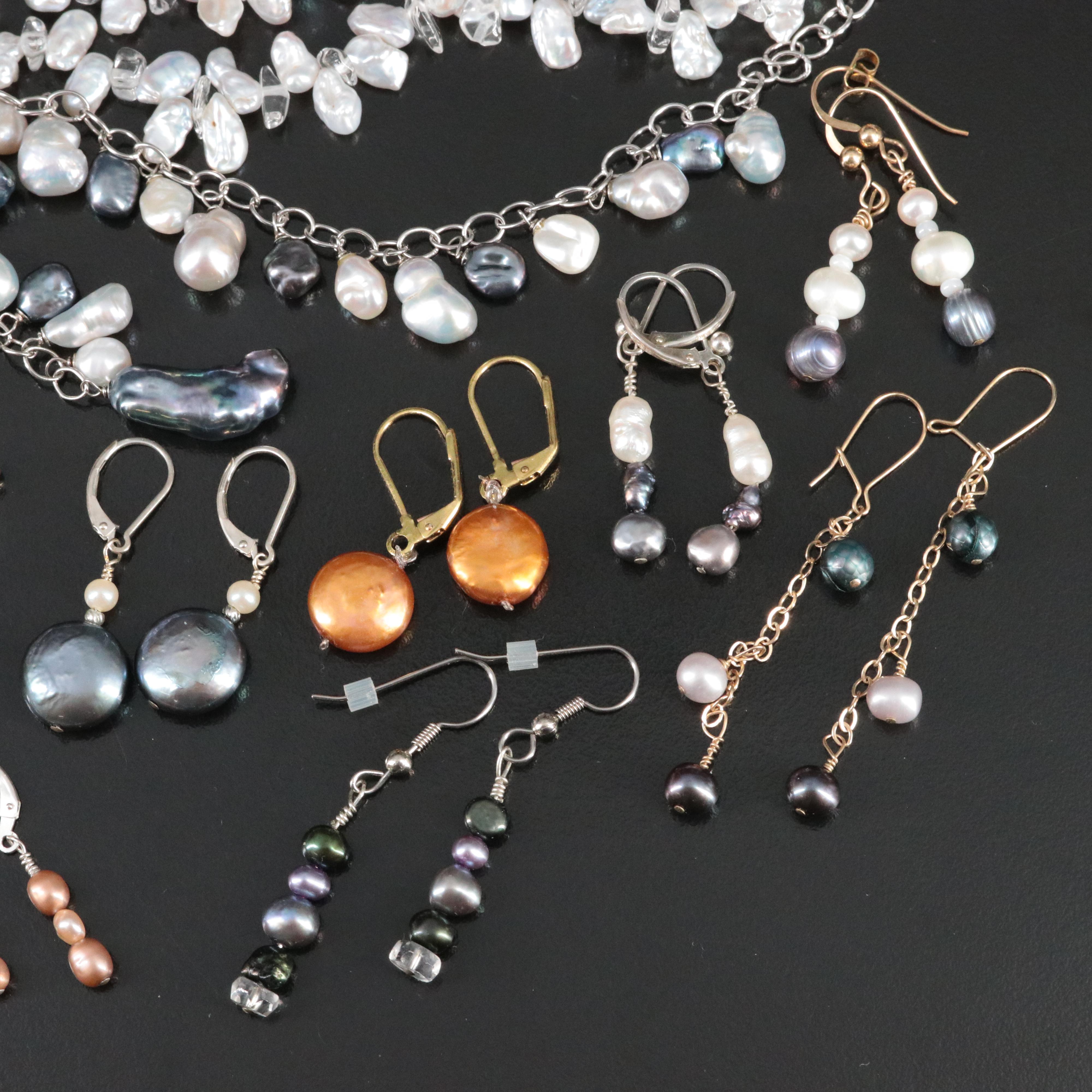 Jewelry Collection Featuring Pearl, Crystal and Amethyst