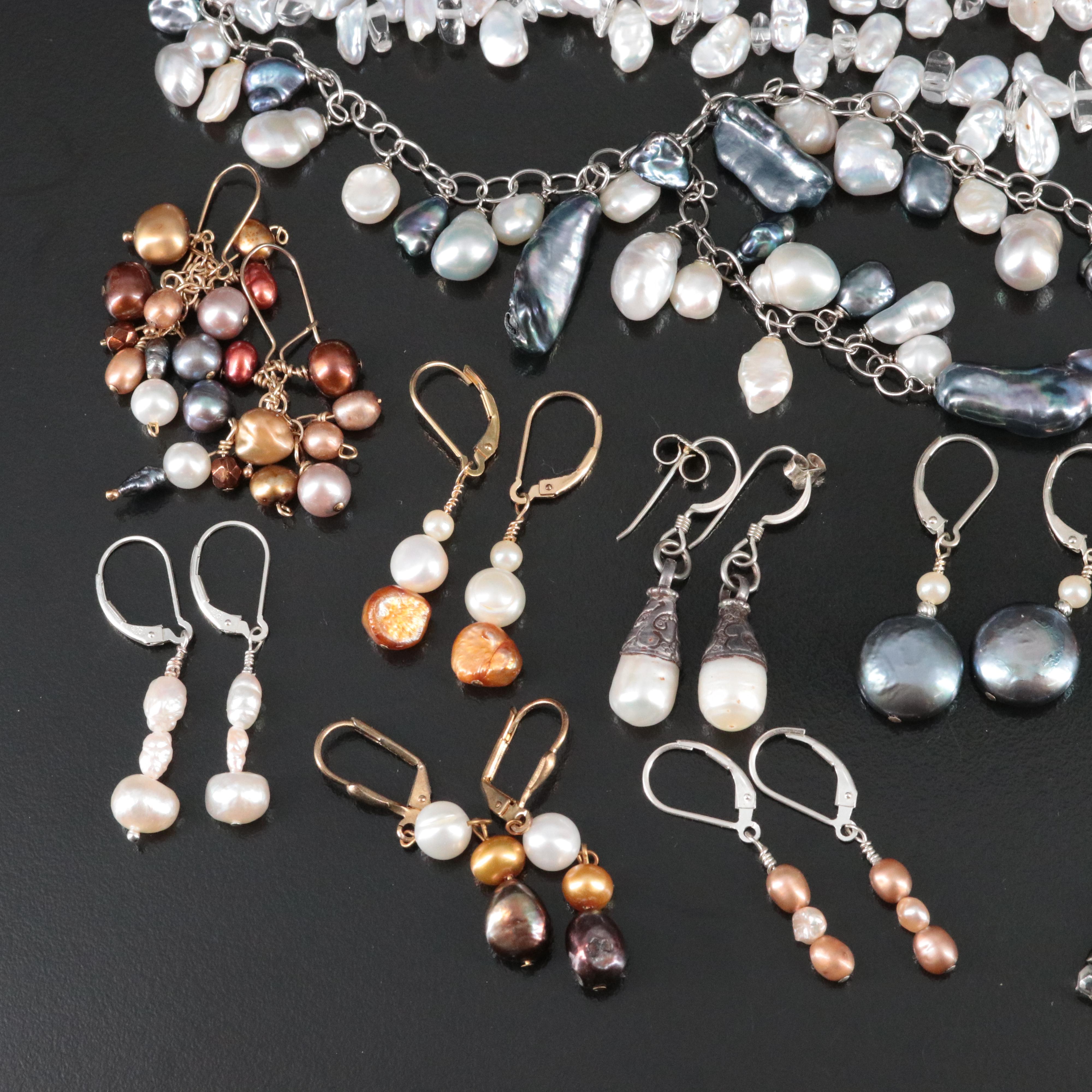 Jewelry Collection Featuring Pearl, Crystal and Amethyst