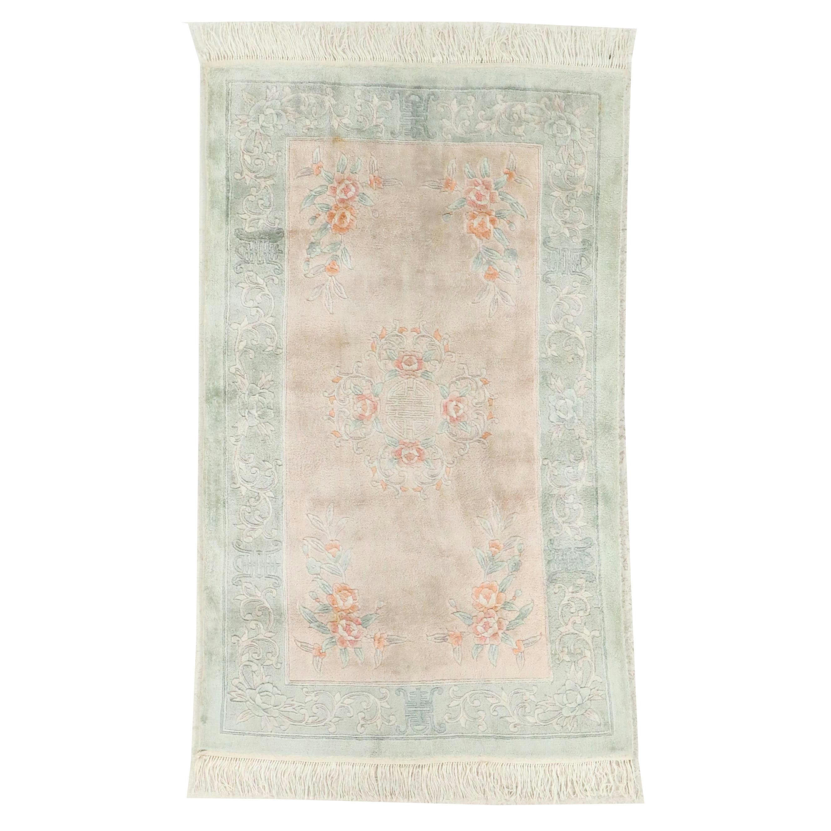 3' x 5'6 Hand-Knotted Chinese Peking Silk Area Rug