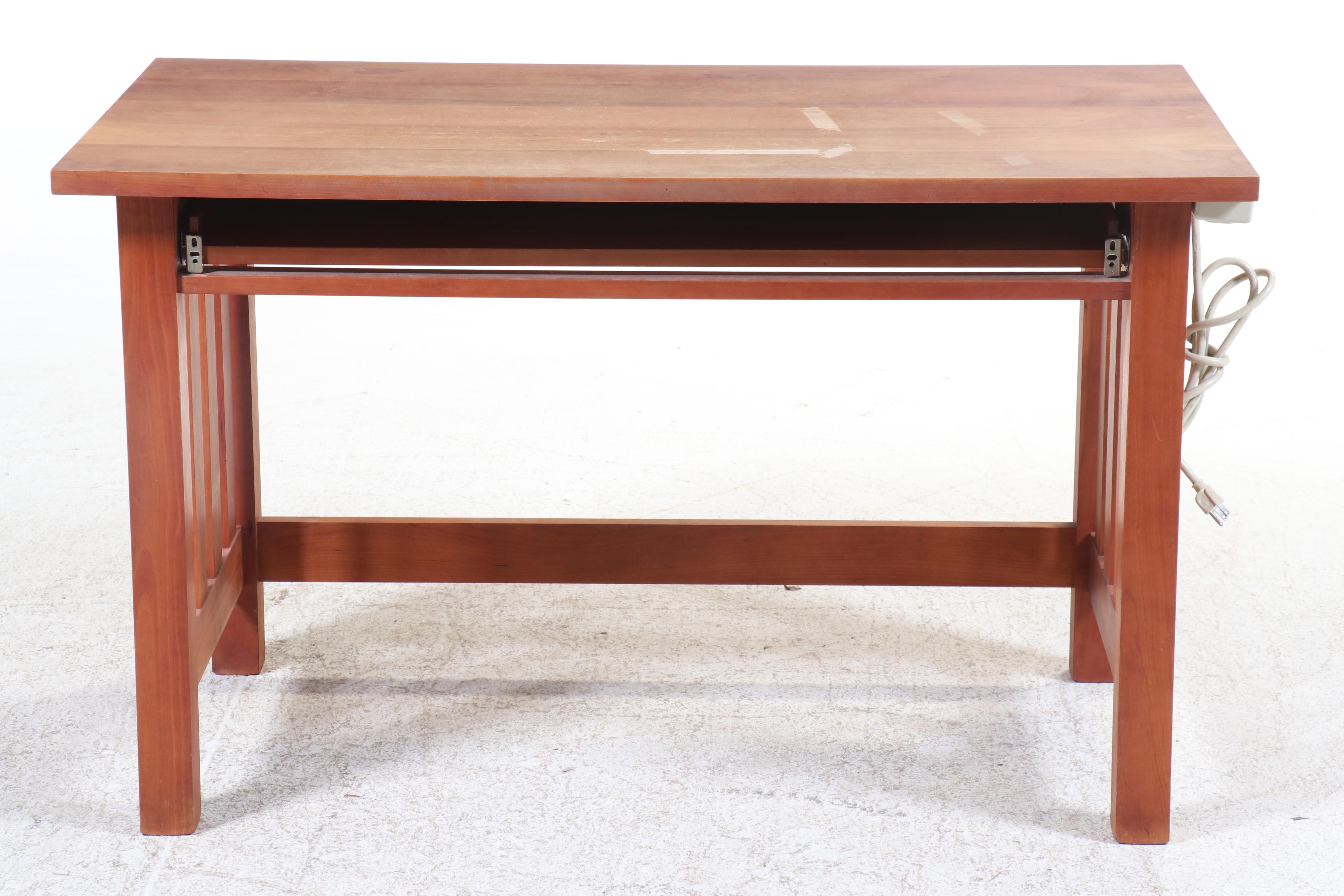 Contemporary Shaker Style Wood Computer Desk