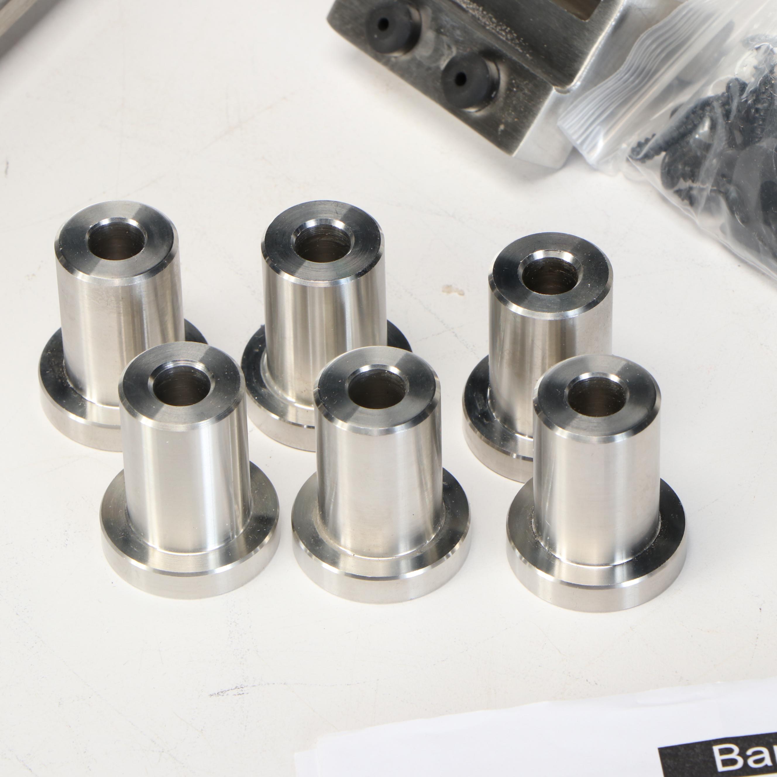 Brushed Brushed Stainless Barn Door Hardware Kit