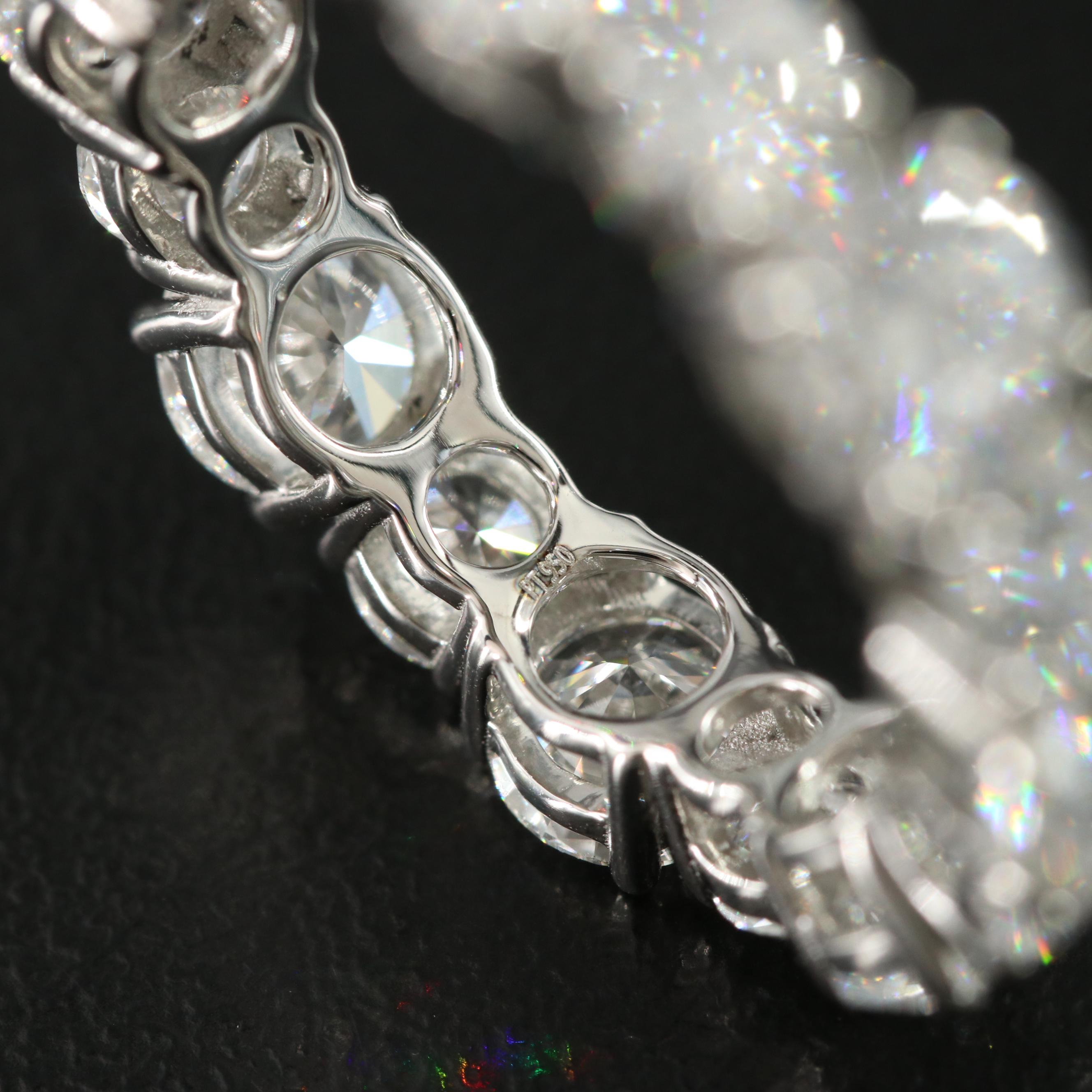 Platinum 6.37 CTW Lab Grown Diamond Eternity Band