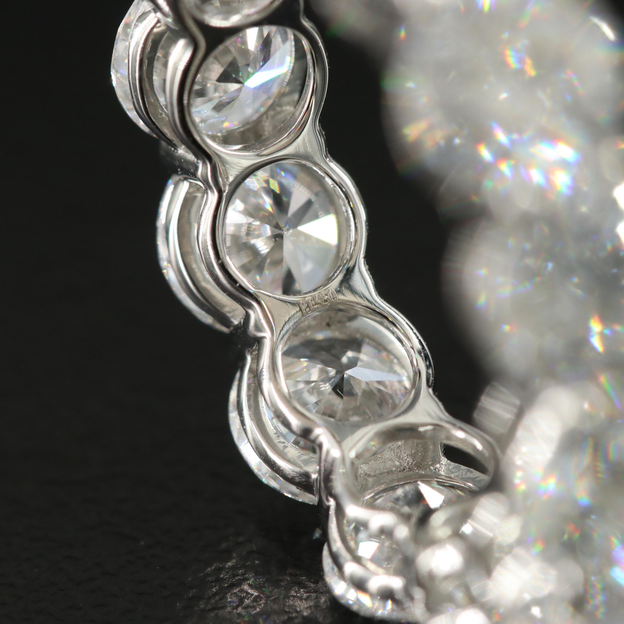 Platinum 8.35 CTW Lab Grown Diamond Eternity Band