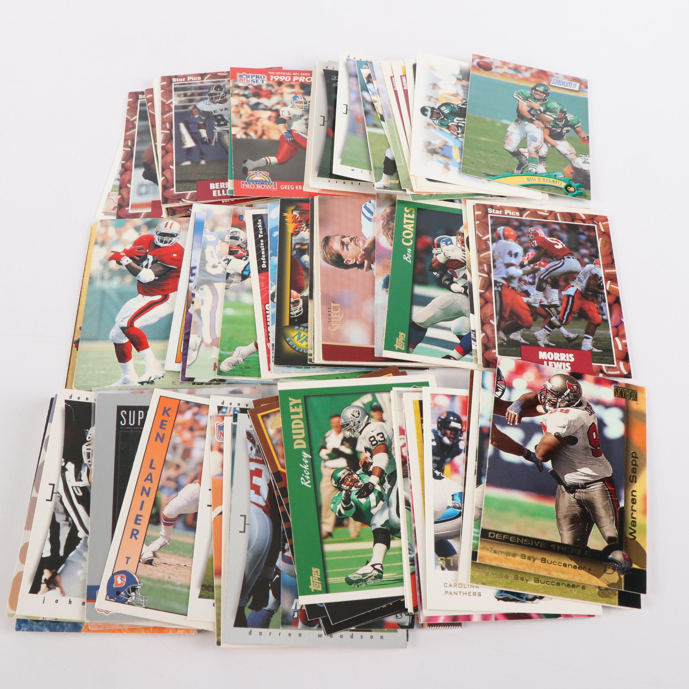 Large Group of Mint Football and Basketball Cards, 1990s and 2000s