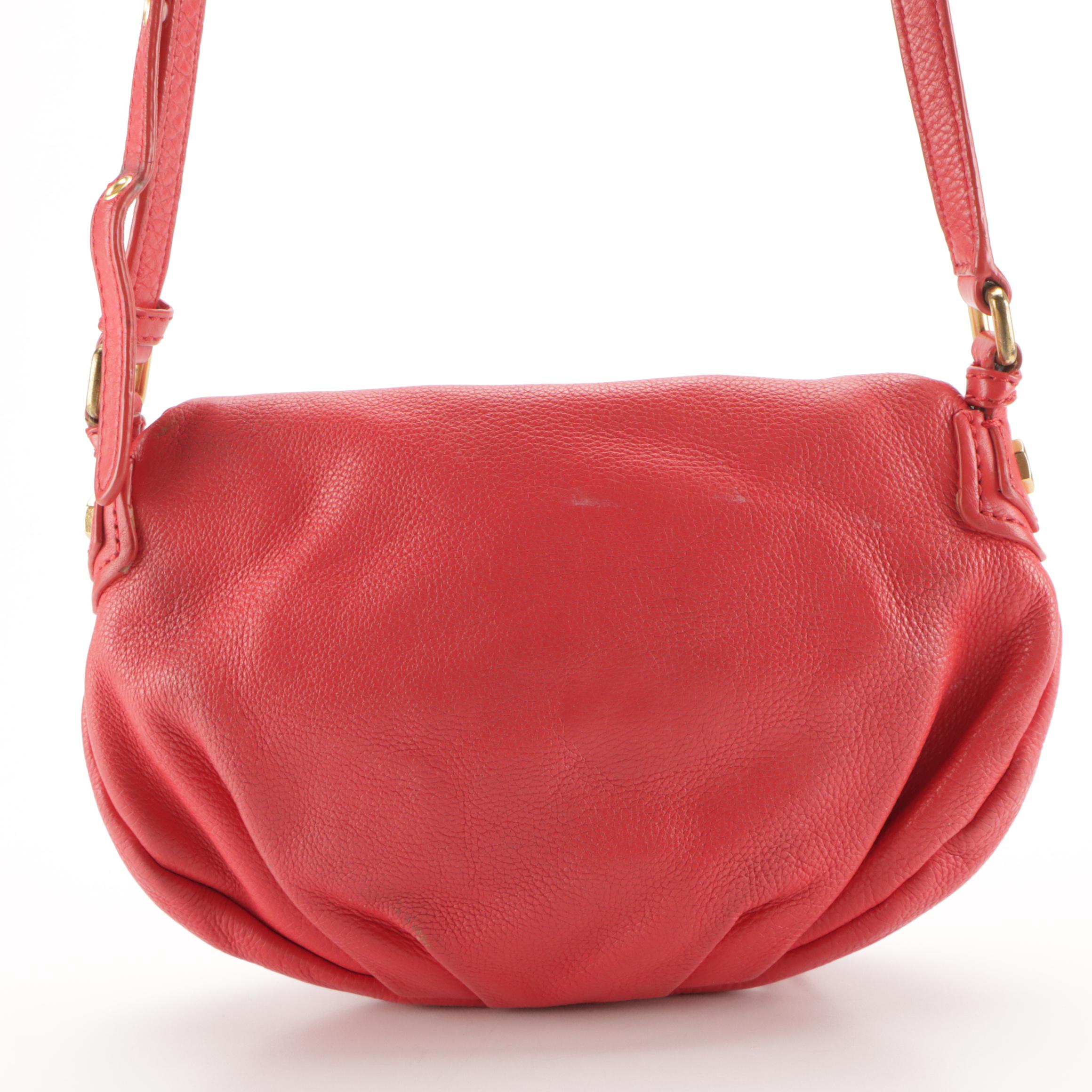 Marc by Marc Jacobs Classic Q Lil Ukita Crossbody Bag in Red Leather