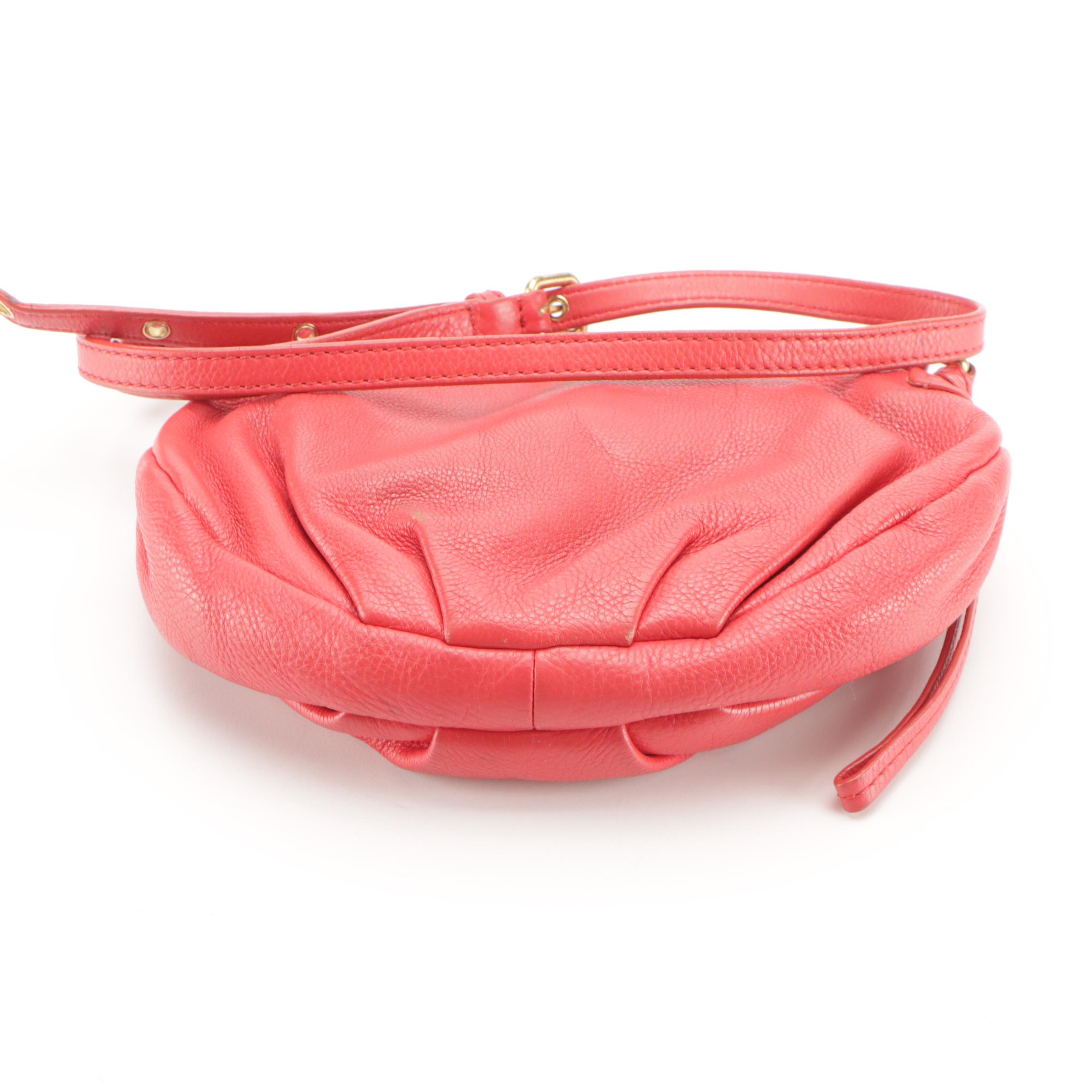 Marc by Marc Jacobs Classic Q Lil Ukita Crossbody Bag in Red Leather