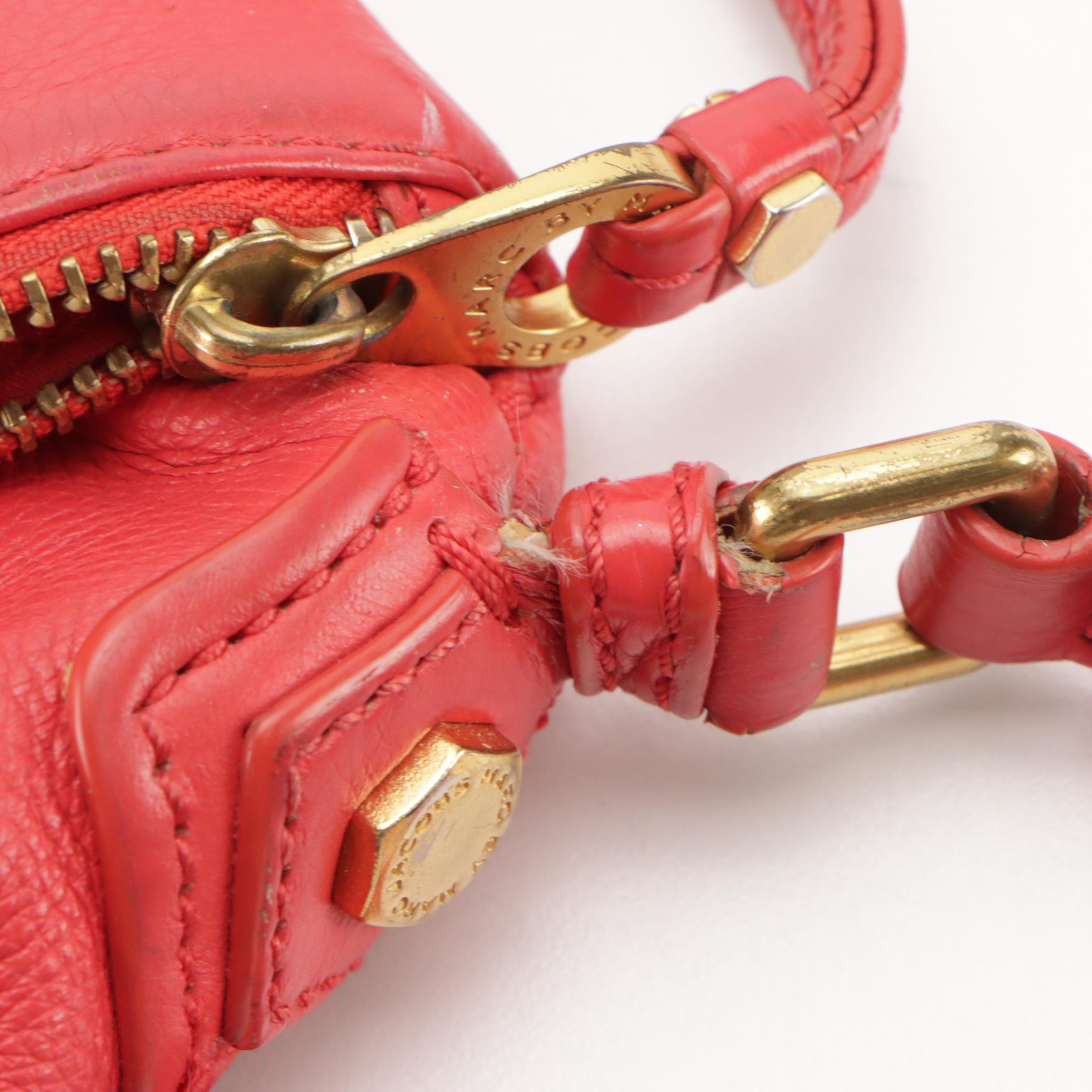 Marc by Marc Jacobs Classic Q Lil Ukita Crossbody Bag in Red Leather