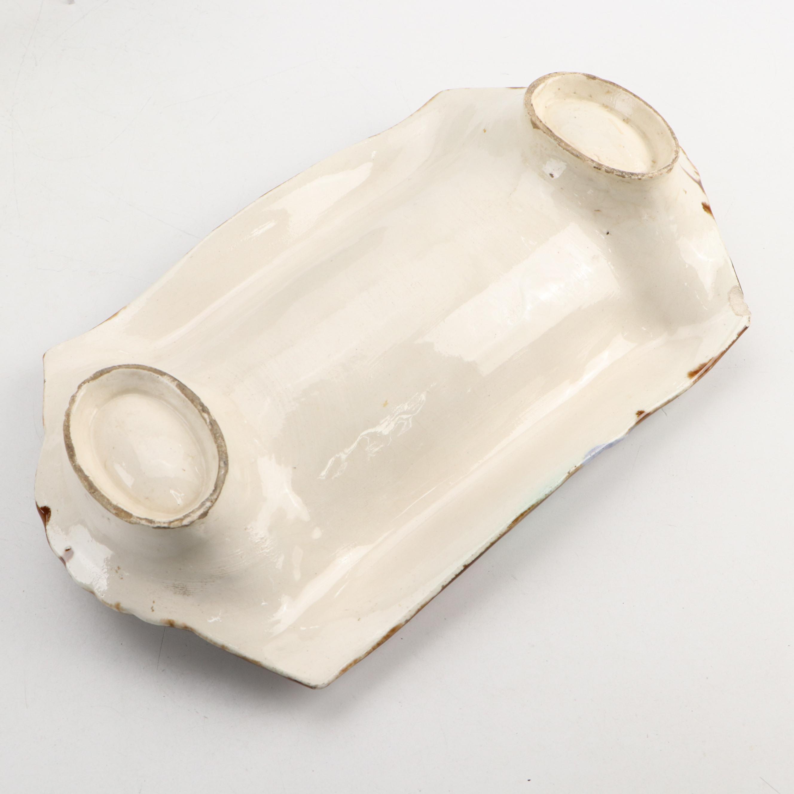 Fitz and Floyd "Asparagus" with Other Plate, Tray and Pitcher