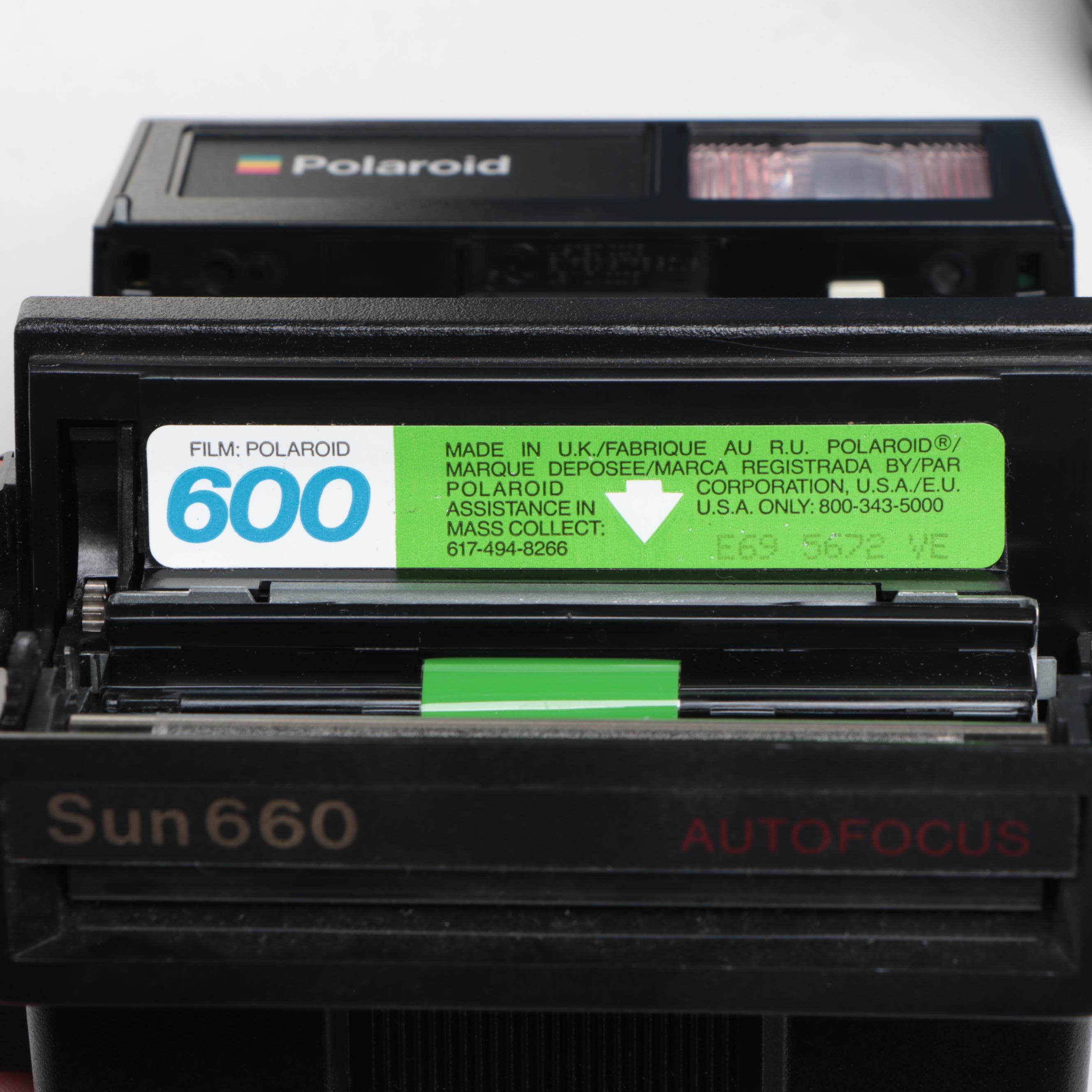 Polaroid Sun 660 Instant, Minolta X-700 SLR Camera and More