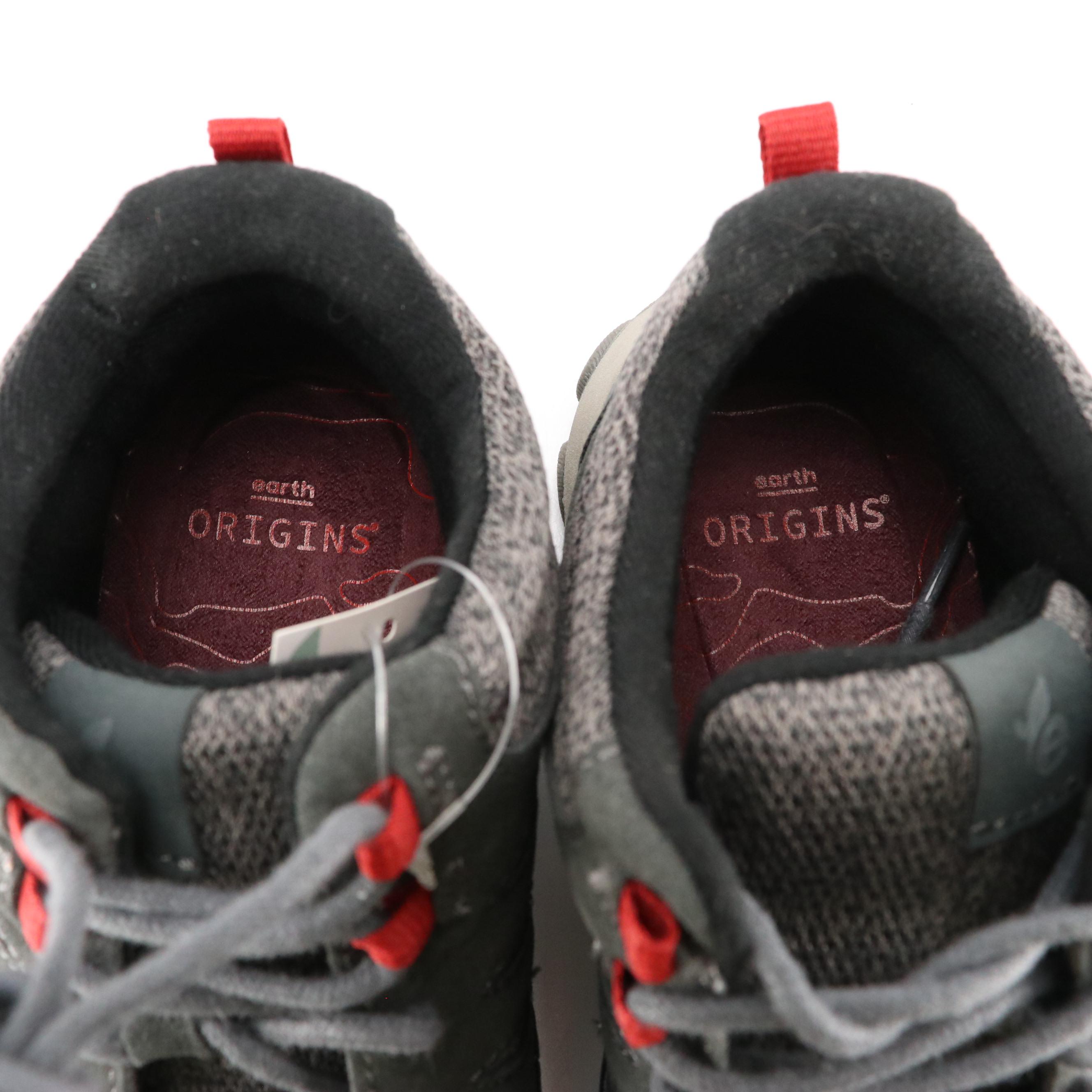 Earth Origins Grey Suede "Tristan" Hiking Boots & "Eisha" Sneakers, Other Socks