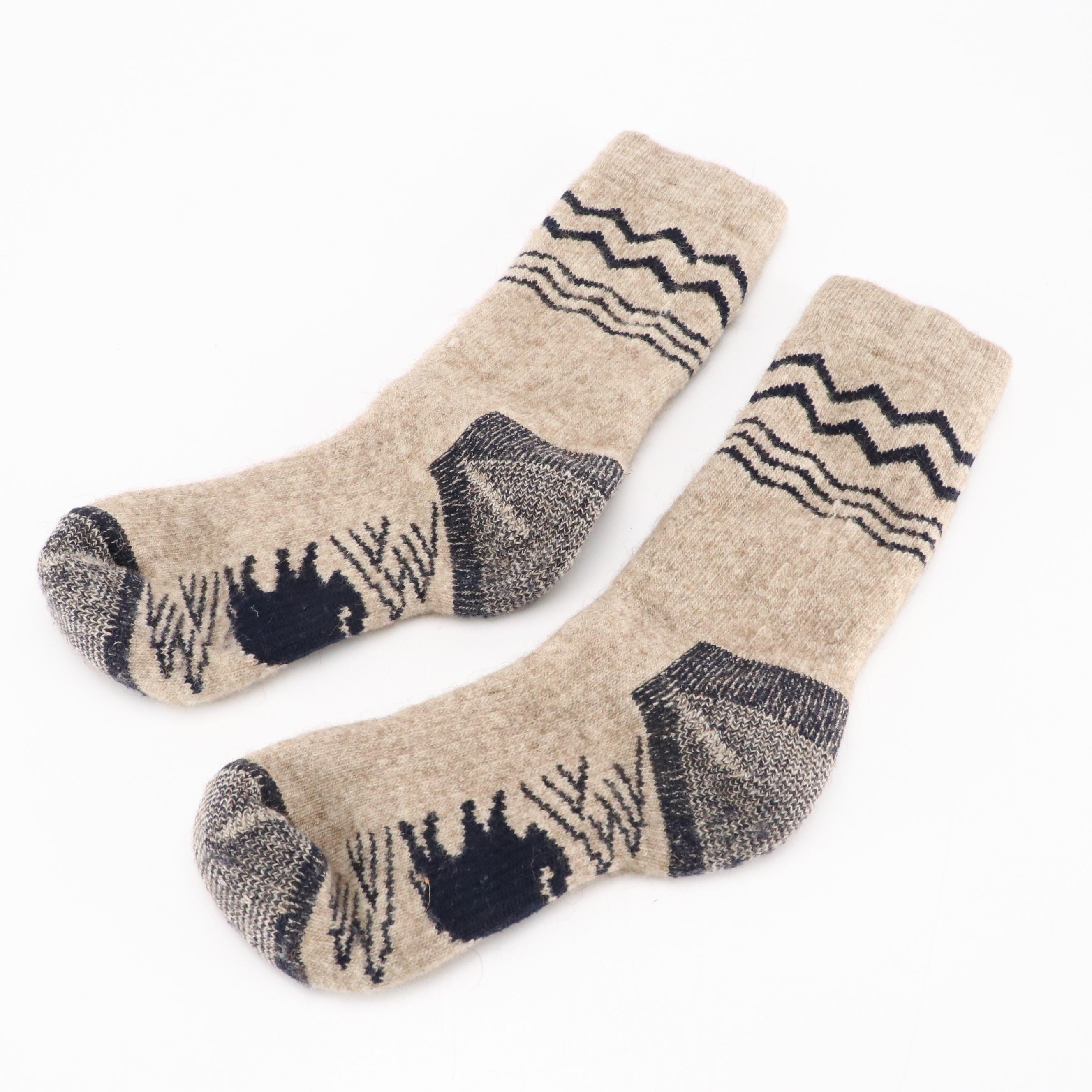 Earth Origins Grey Suede "Tristan" Hiking Boots & "Eisha" Sneakers, Other Socks