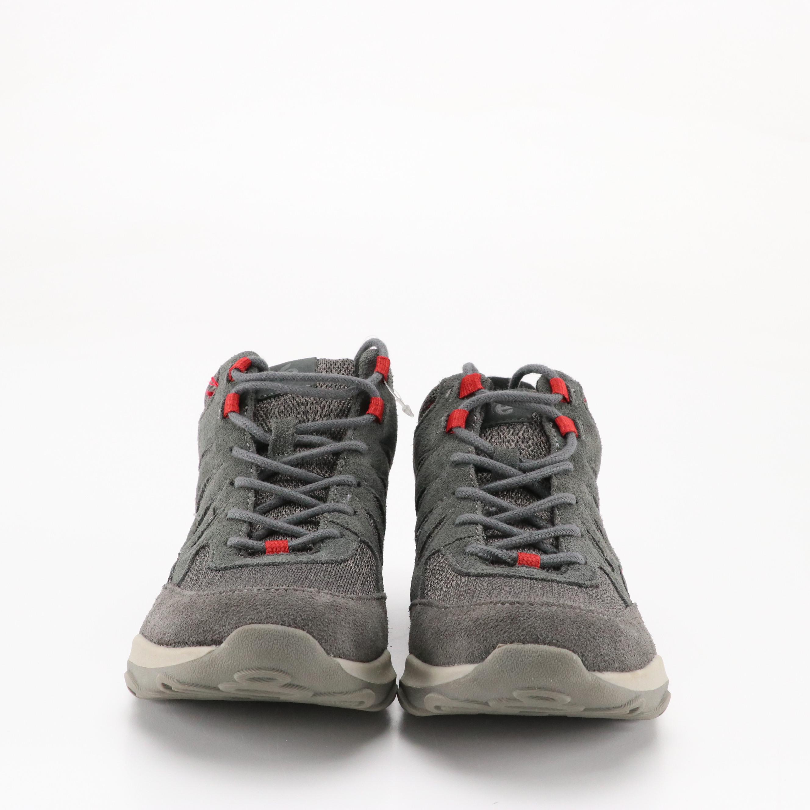 Earth Origins Grey Suede "Tristan" Hiking Boots, Softspots Anni Hi Loafers, More