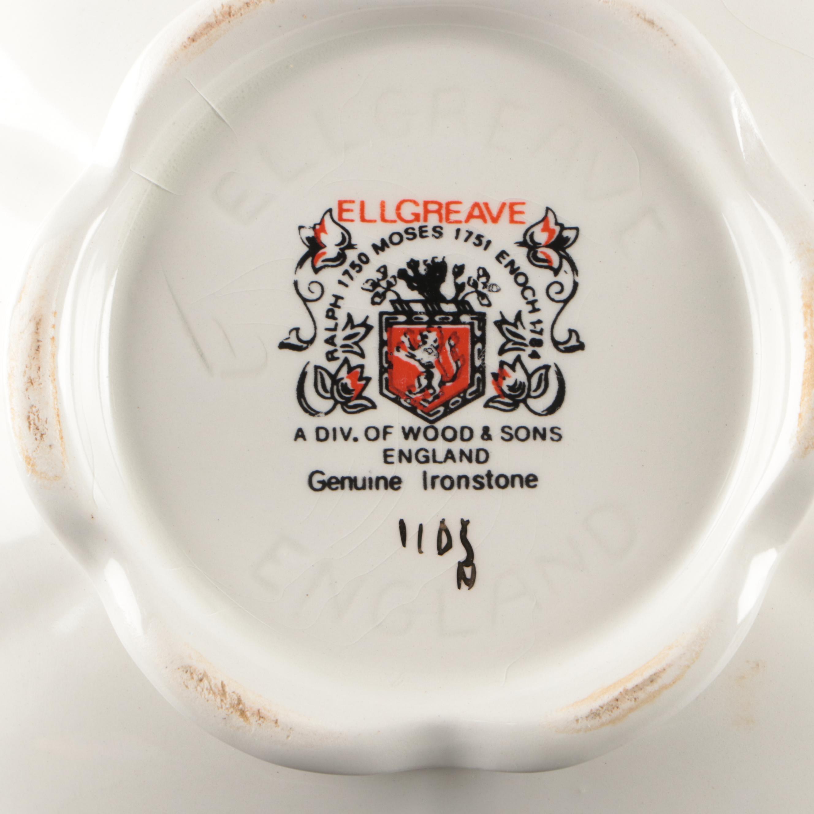 Wood & Sons "Ellgreave" Teapot with Other Coffee Pots, Plates and Sugar