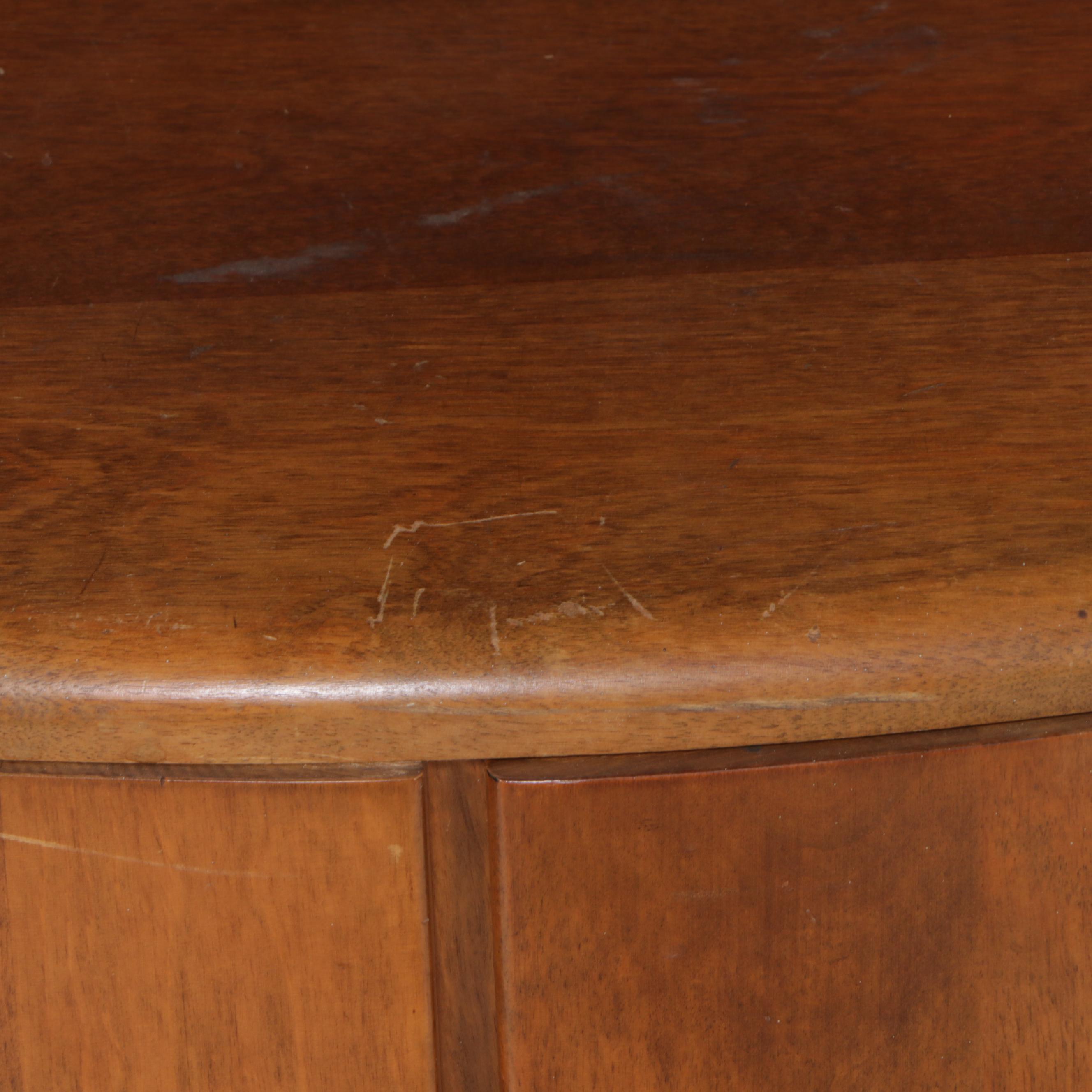 Haywood Wakefield Mid Century Modern Style Birch Corner Cabinet