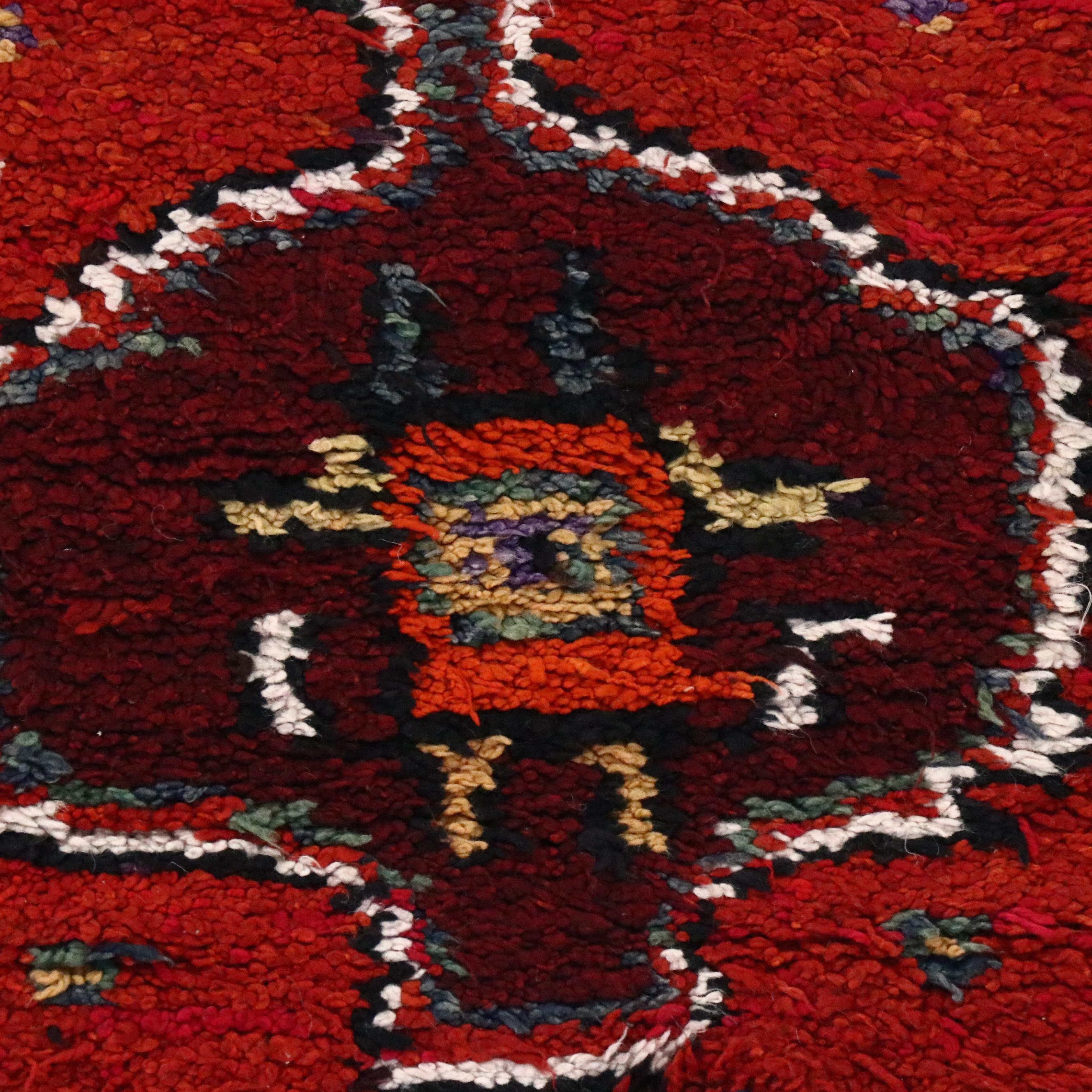 2'11 x 11'5 Hand-Knotted Moroccan Berber Carpet Runner