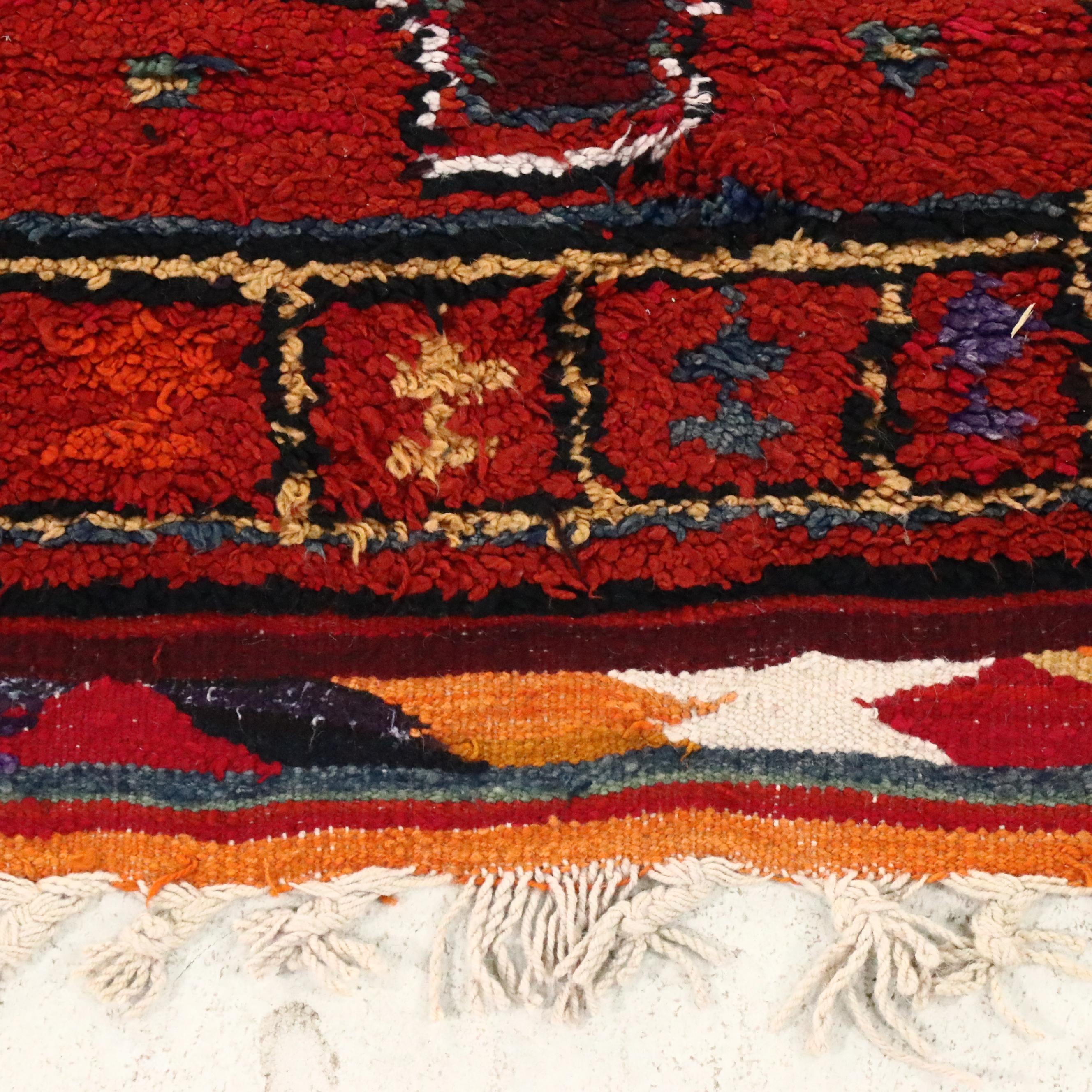 2'11 x 11'5 Hand-Knotted Moroccan Berber Carpet Runner