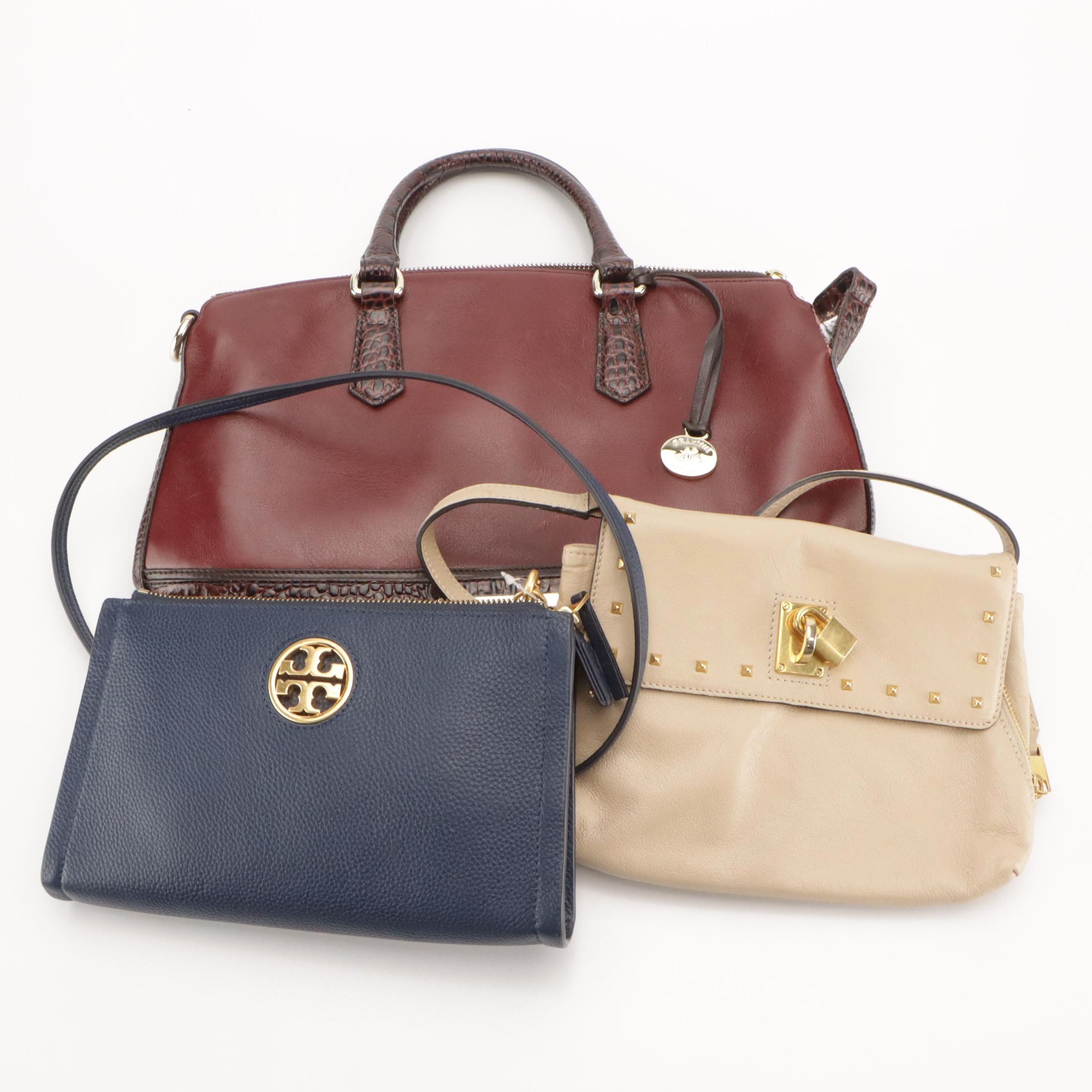 Tory Burch Carson Top-Zip Crossbody, Marc Jacobs Shoulder Bag & Brahmin Handbag