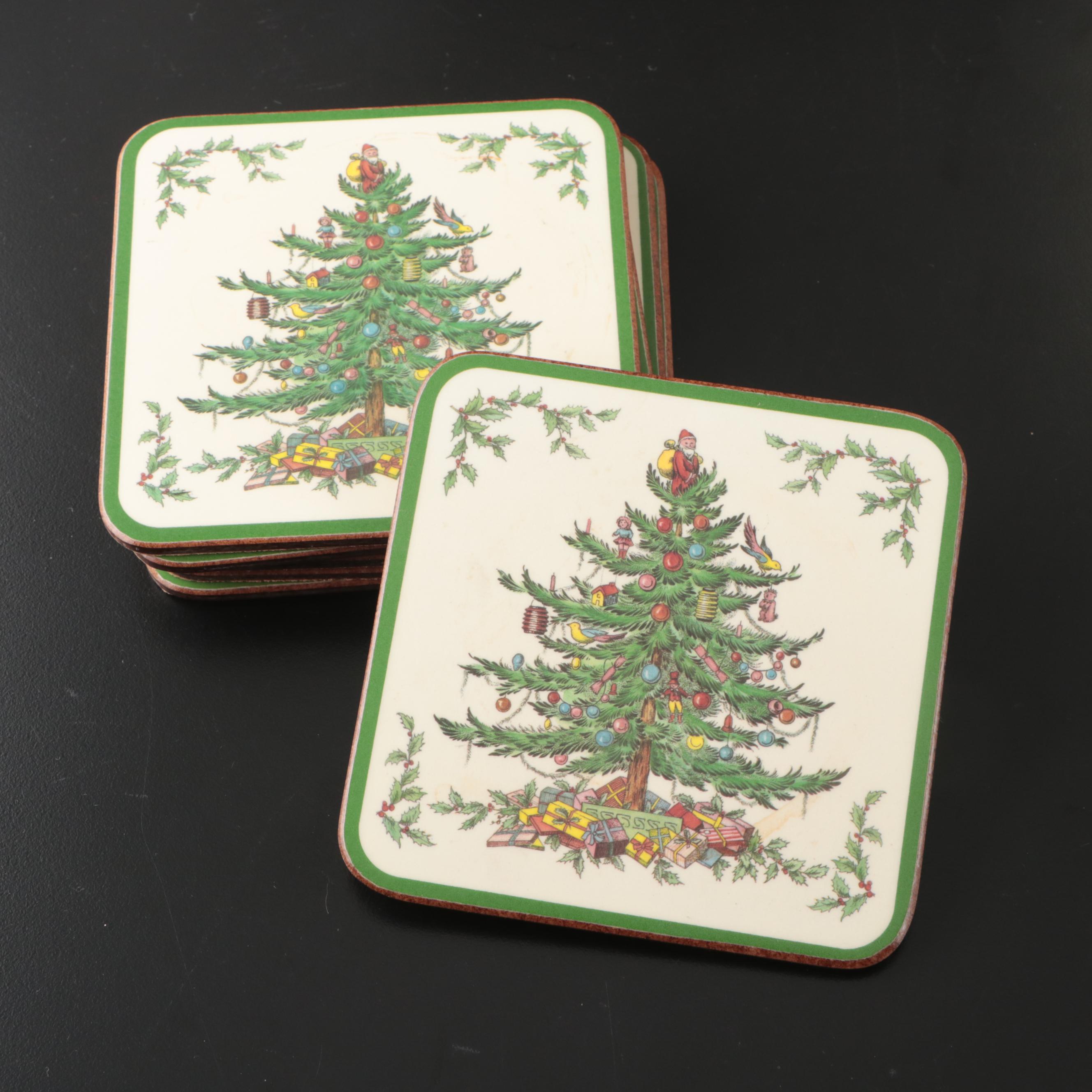 Spode "Christmas Tree" Ceramic Vases and Table Accessories