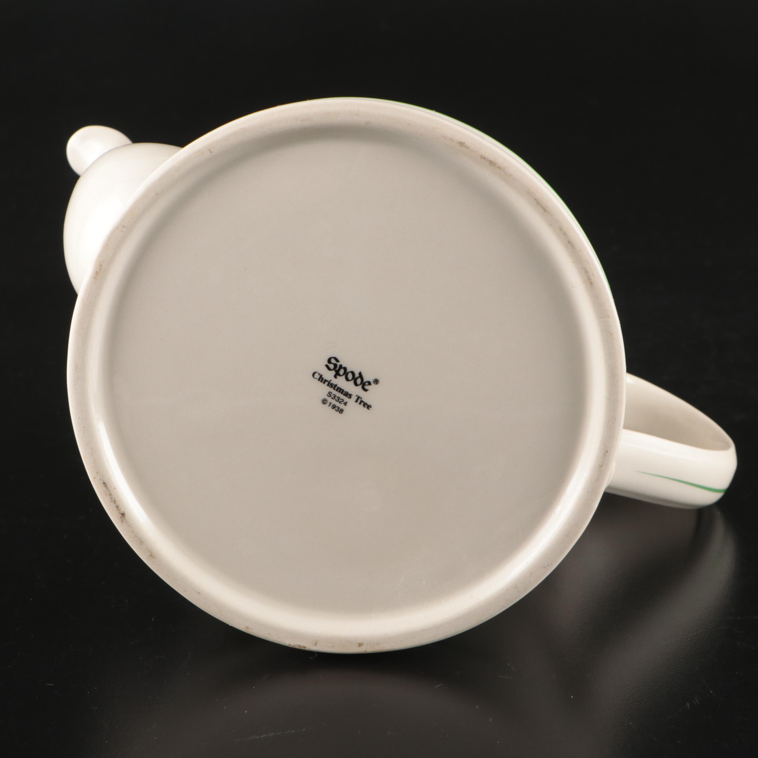 Spode "Christmas Tree" Ceramic Vases and Table Accessories