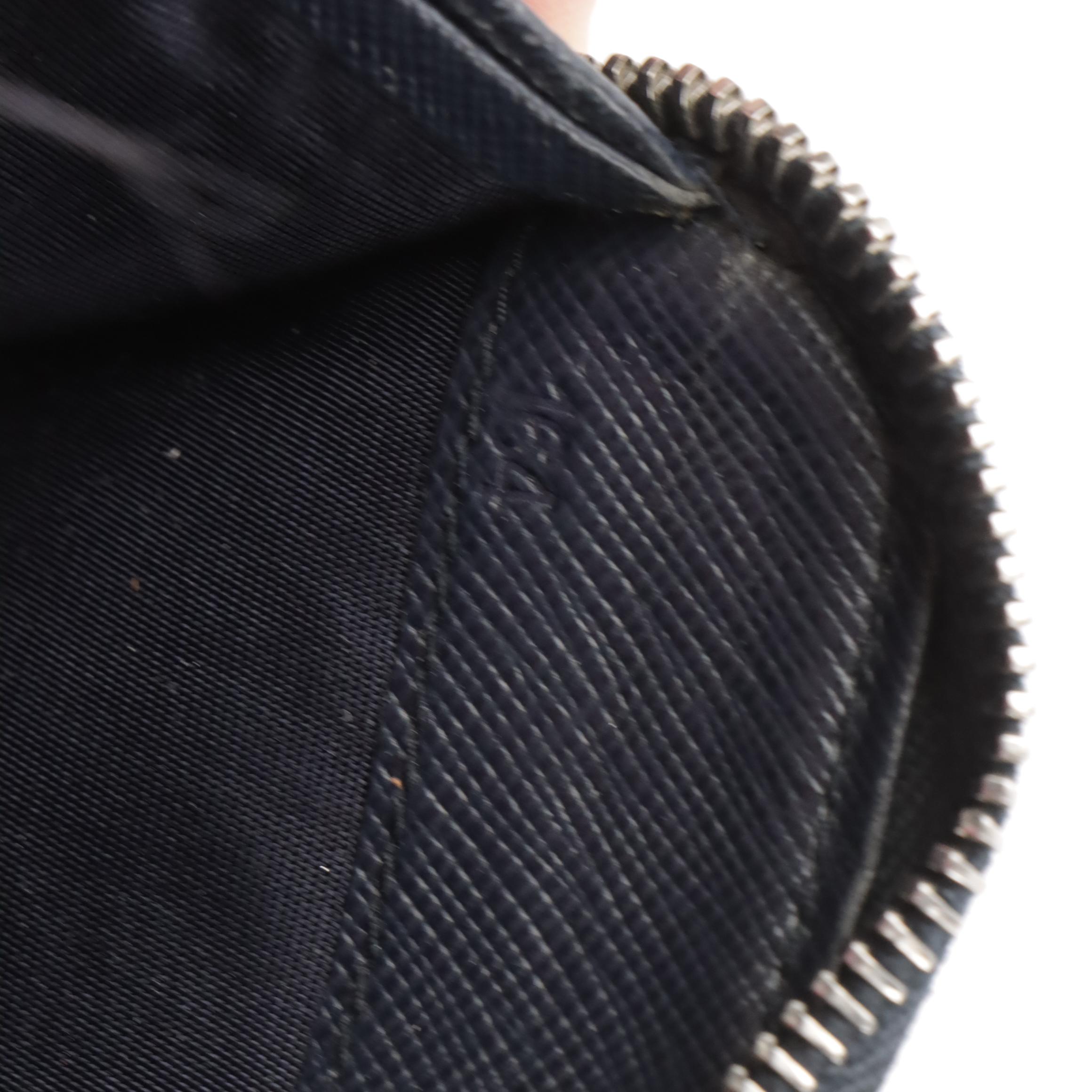 Prada Zip-Around Wallet in Saffiano Leather