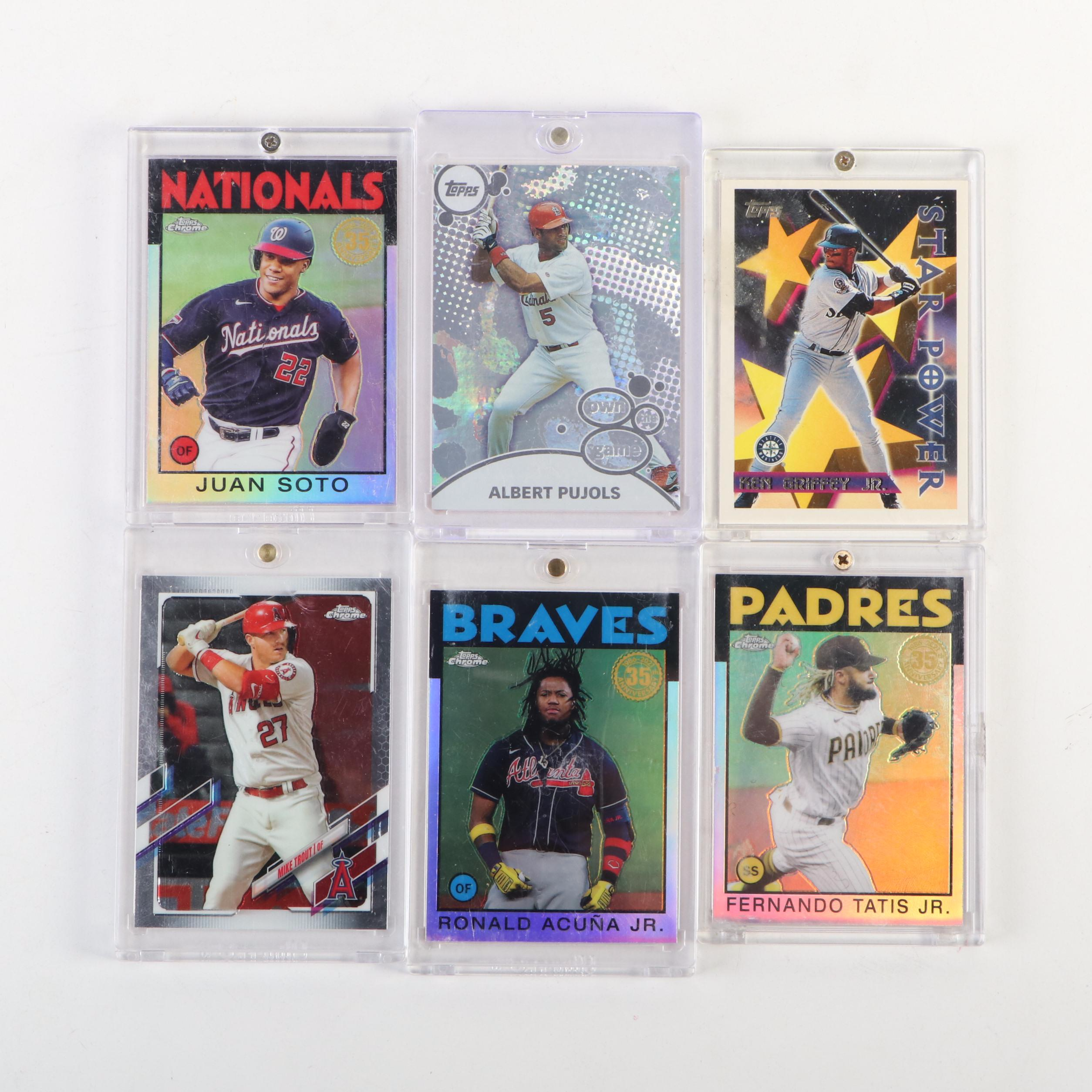 250+ Baseball Card Lot with Skenes Rookie, Judge, Ohtani, Harper, Trout, Jeter