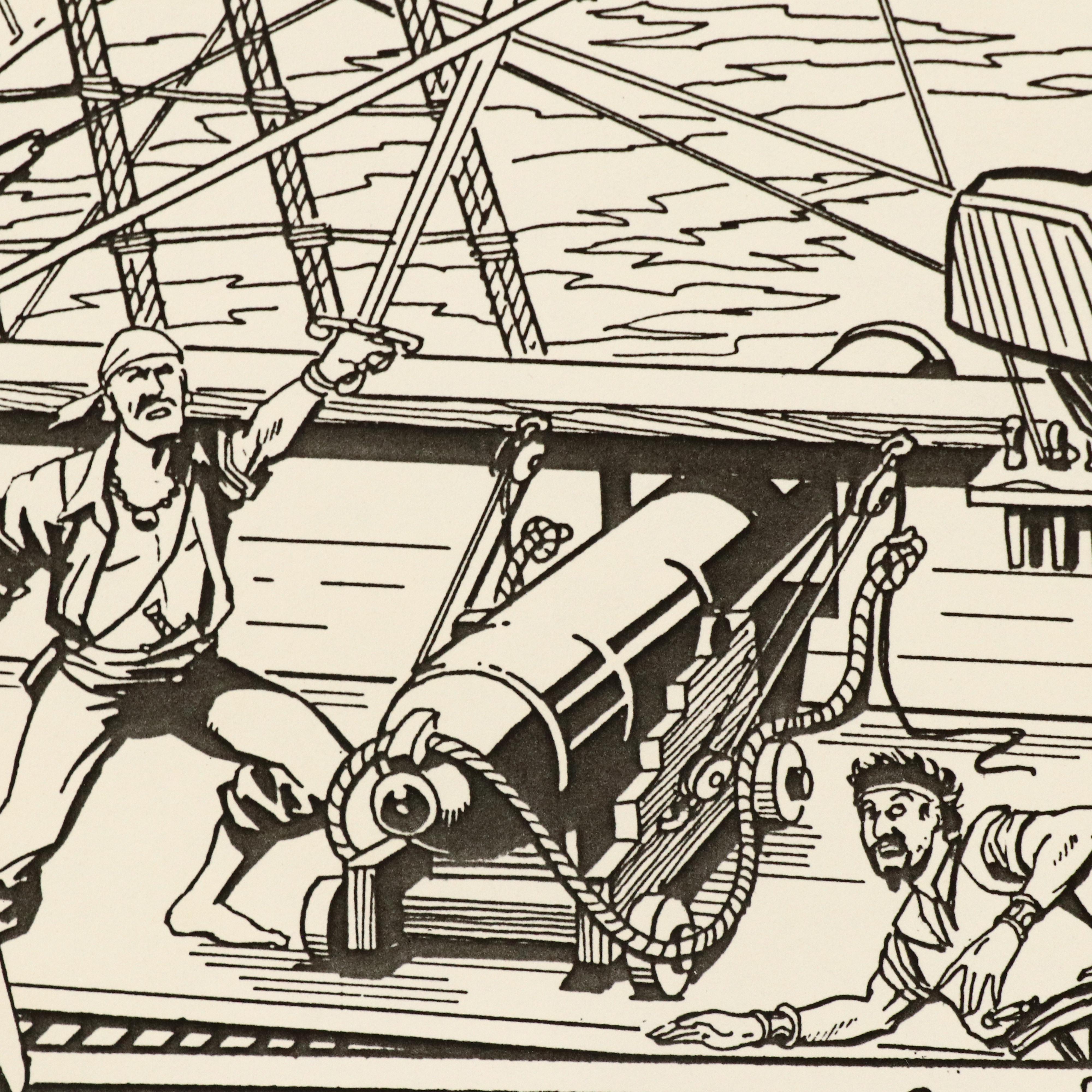 Tom Mandrake First Issue Comic Page "Sky Dogs," 1983