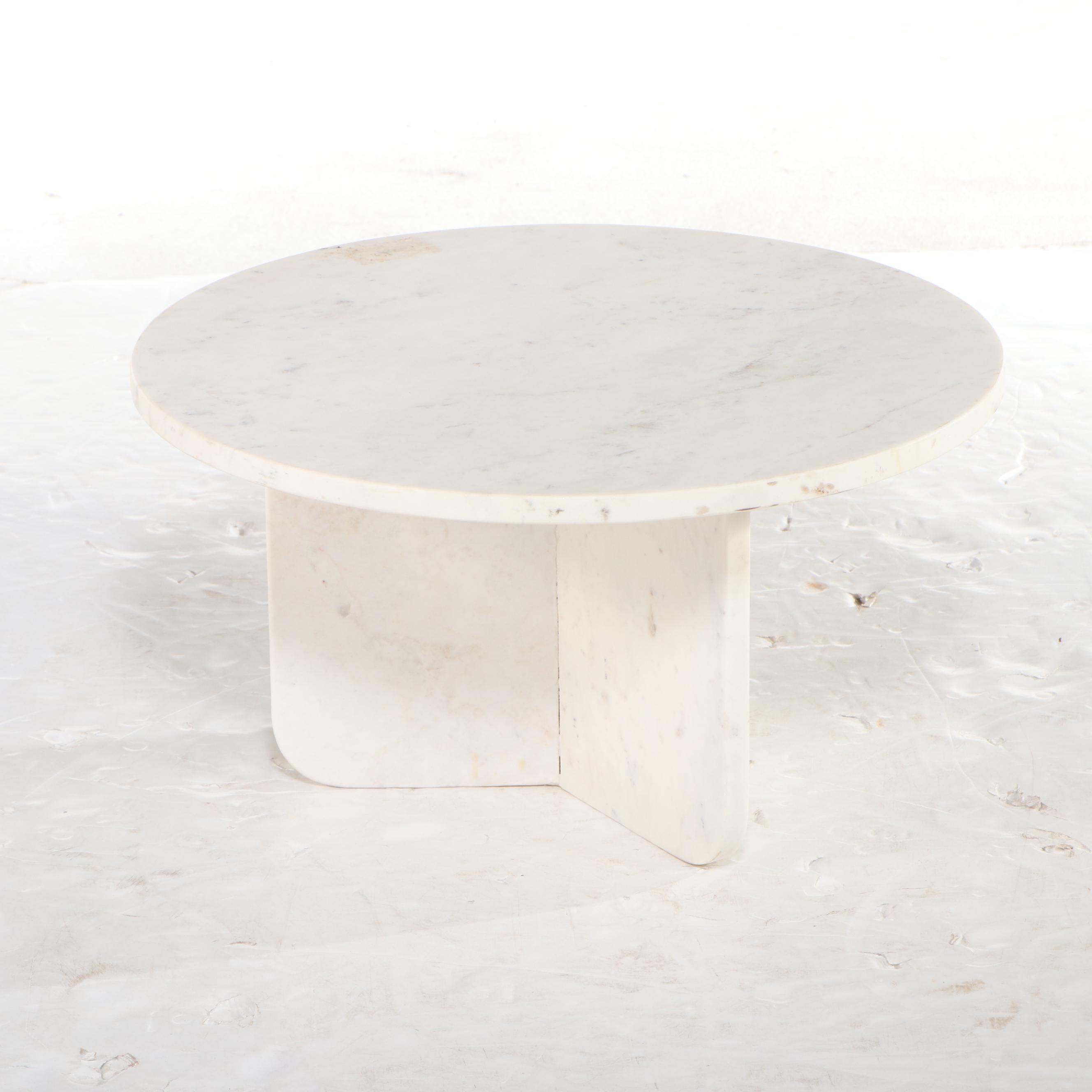 Modern Marble Low Coffee Table
