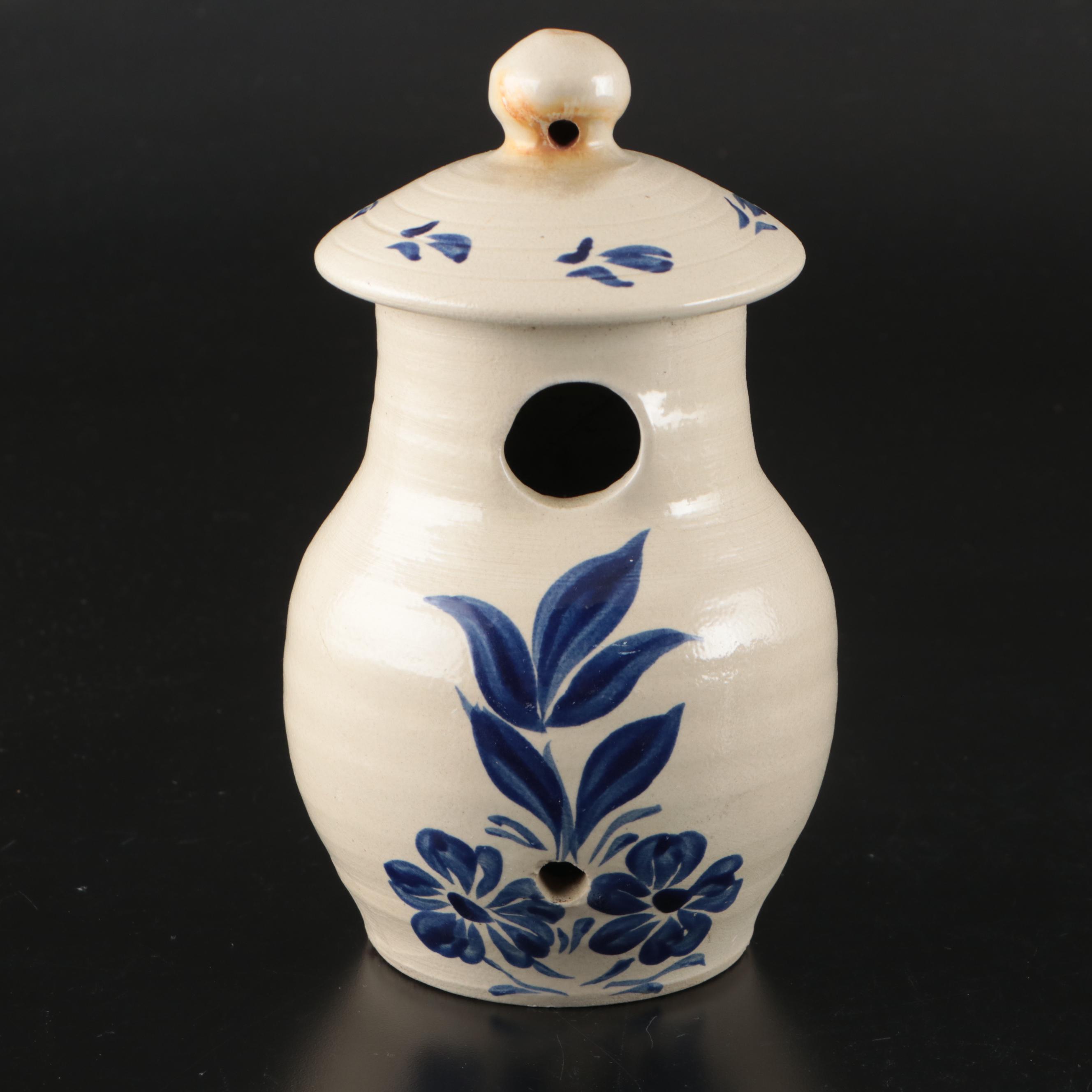 Williamsburg Pottery Ceramic Tableware with Maloney Pottery Ceramic Bird House