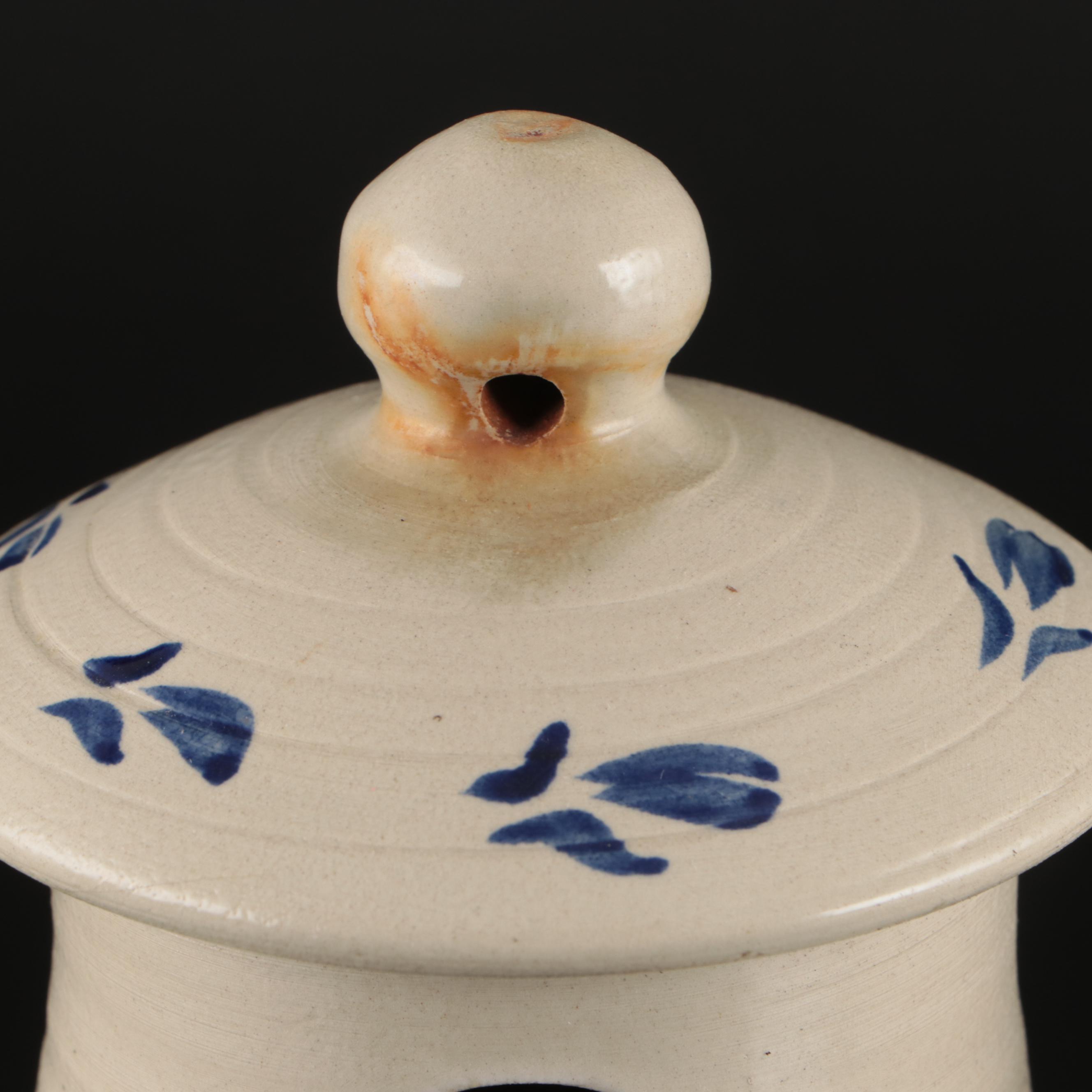 Williamsburg Pottery Ceramic Tableware with Maloney Pottery Ceramic Bird House