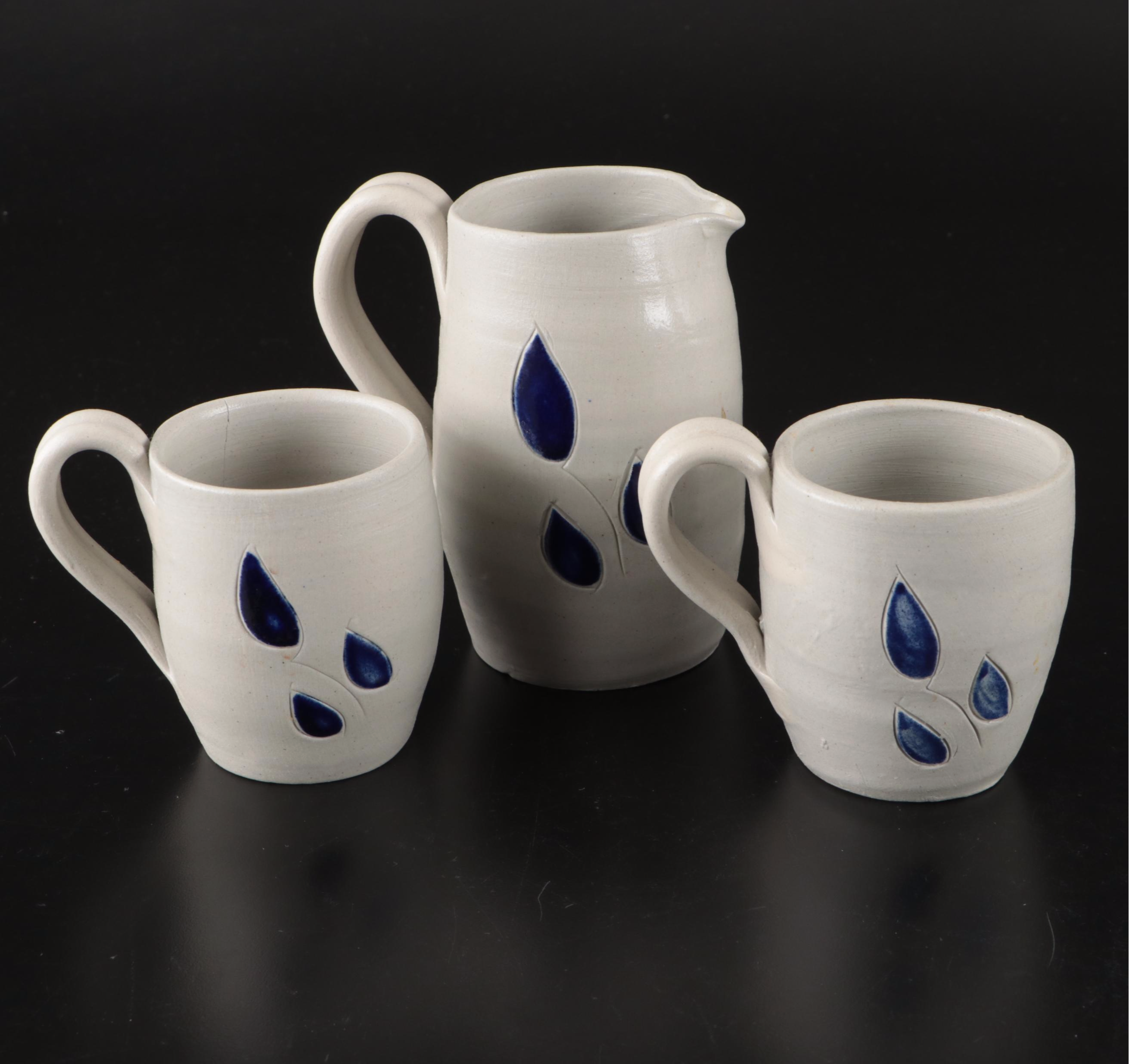 Williamsburg Pottery Ceramic Tableware with Maloney Pottery Ceramic Bird House