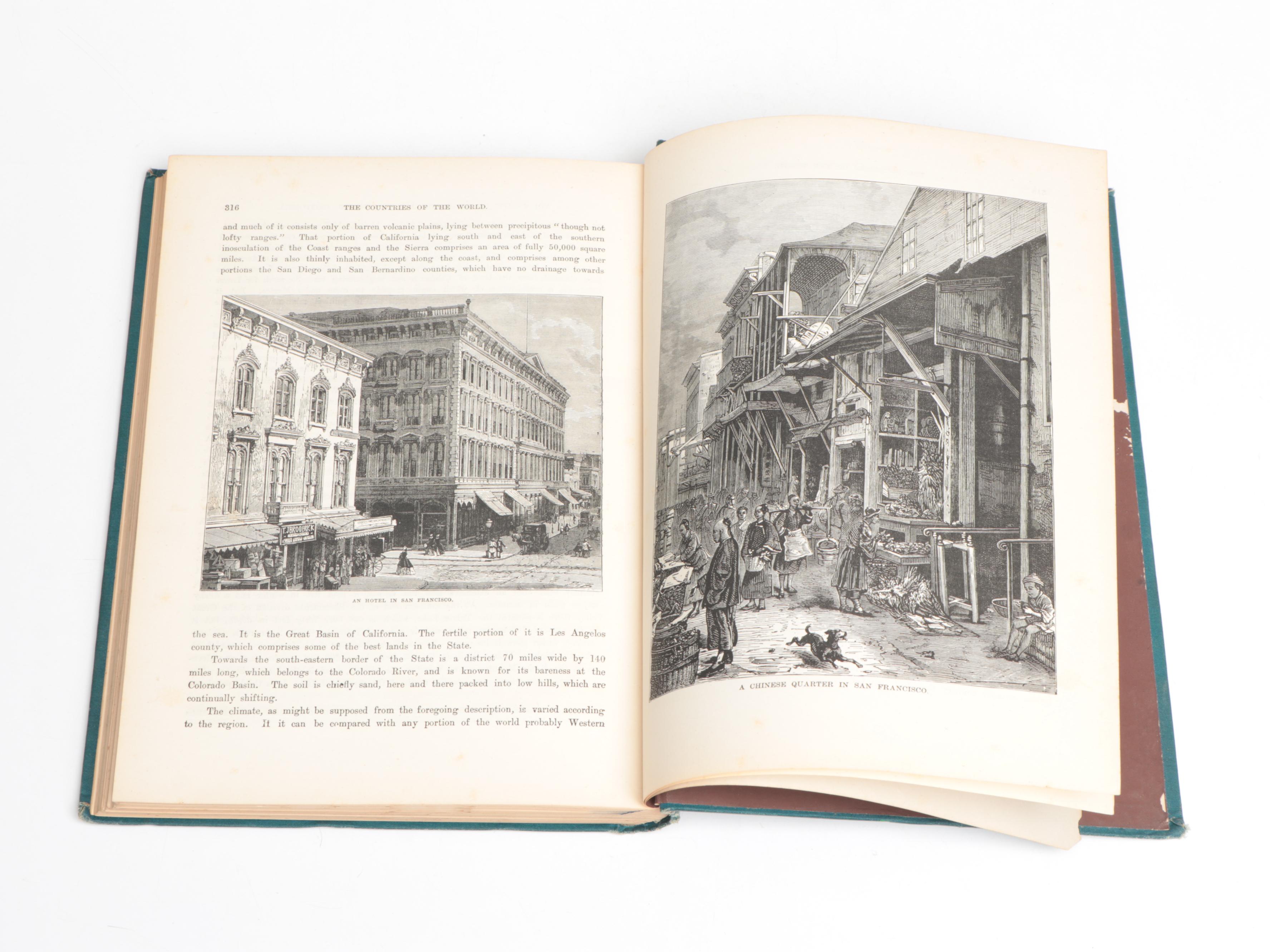 Illustrated "The Countries of the World" Six-Volume Set by Robert Brown