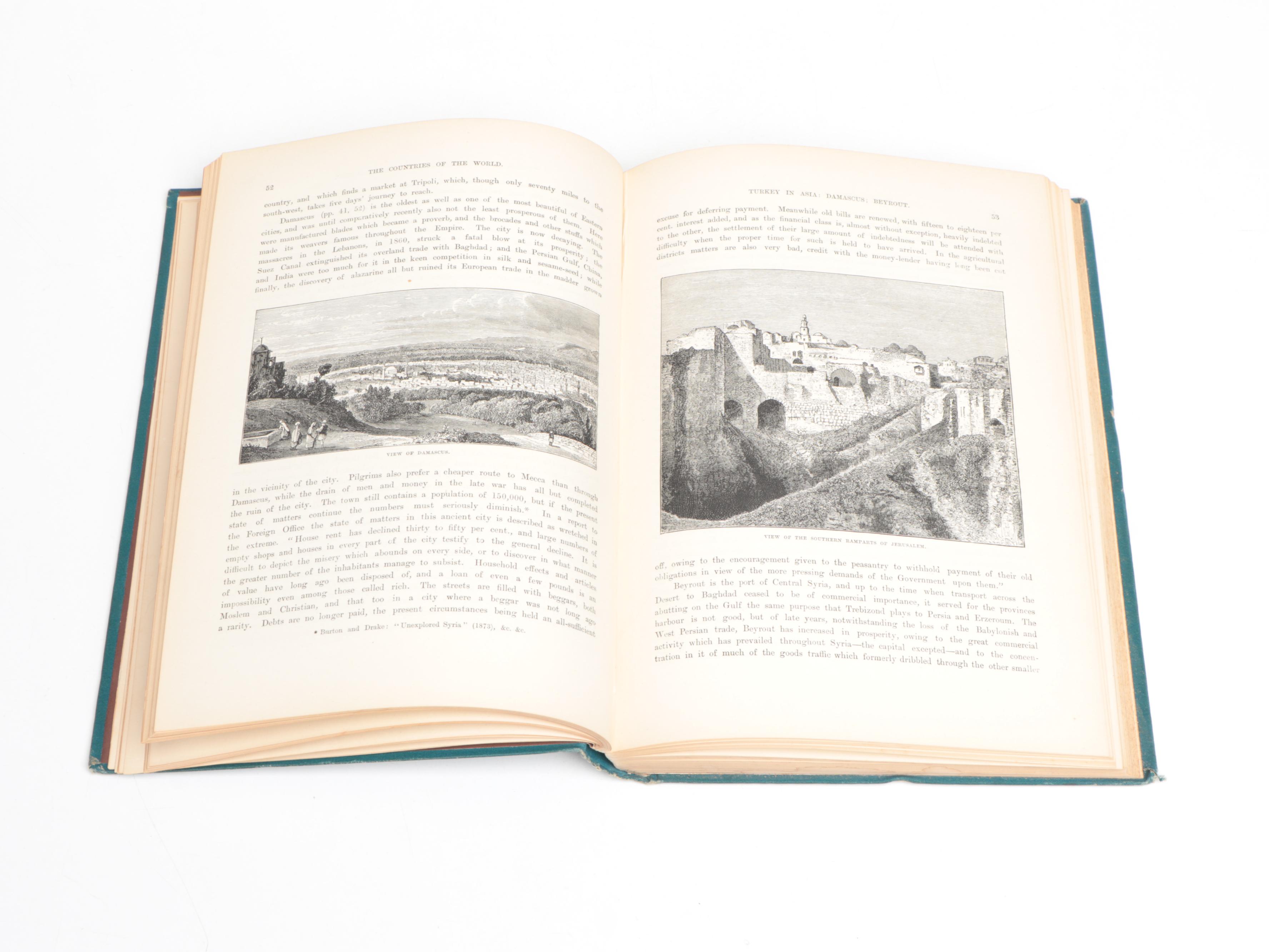 Illustrated "The Countries of the World" Six-Volume Set by Robert Brown
