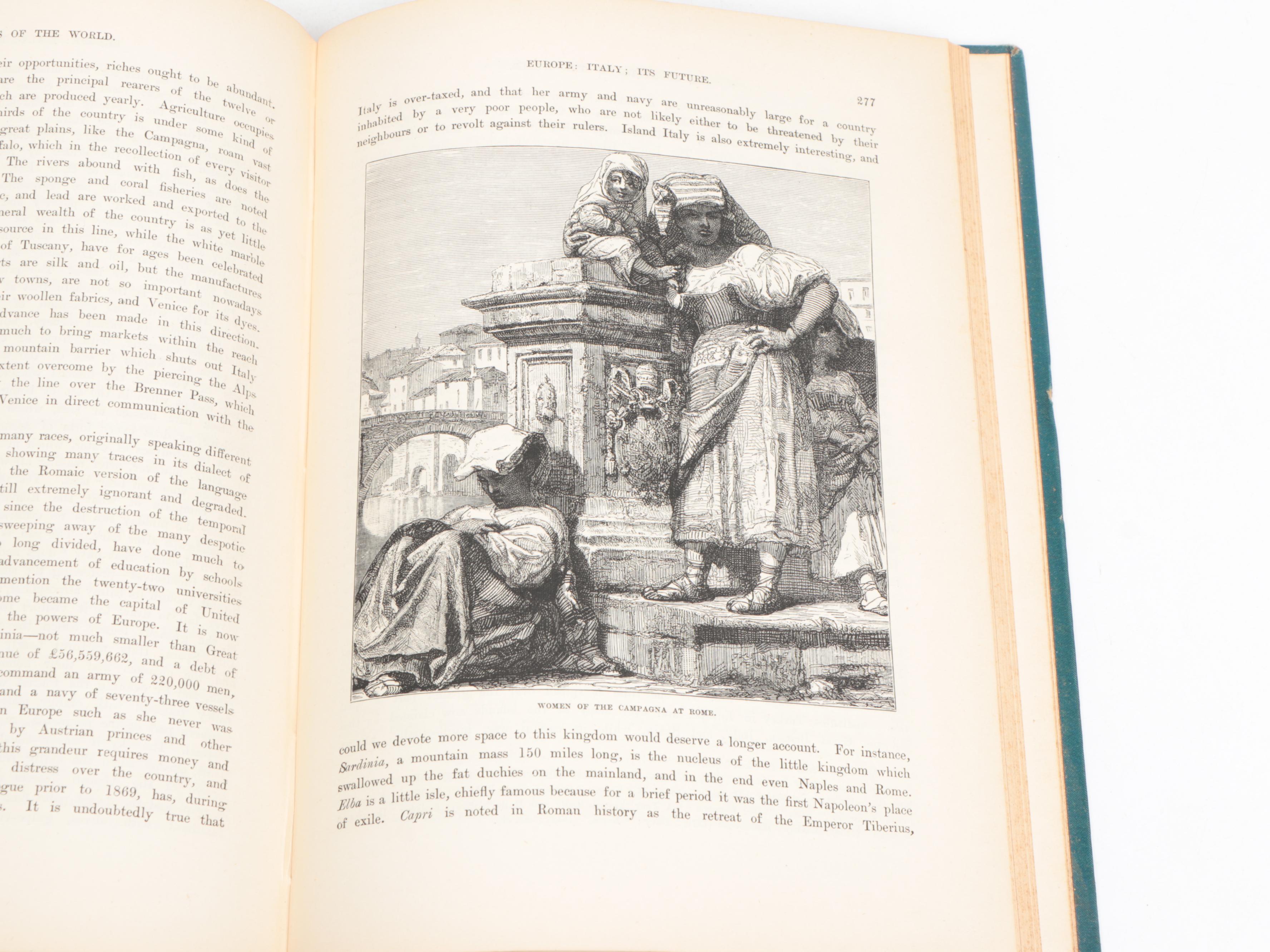 Illustrated "The Countries of the World" Six-Volume Set by Robert Brown