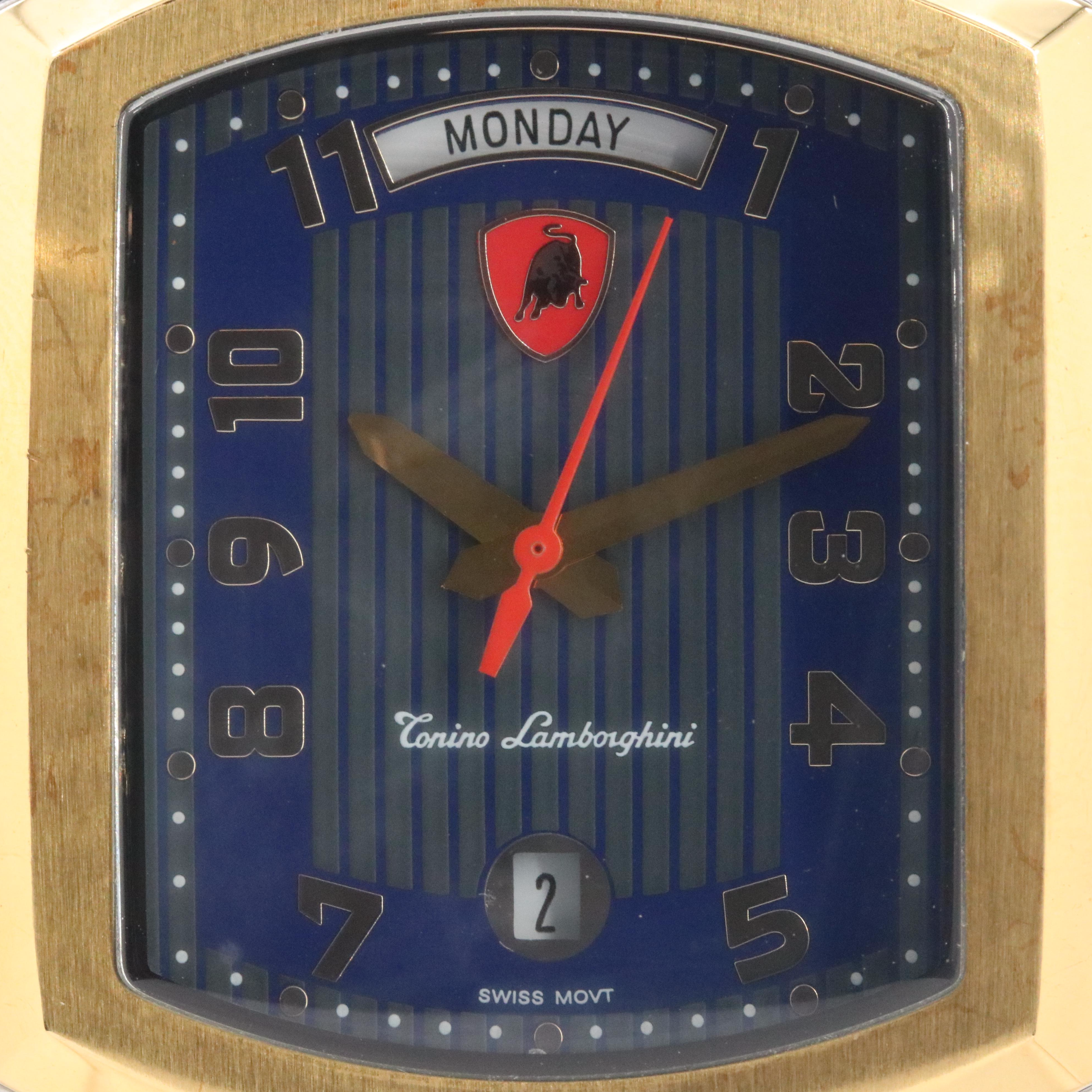 Tonino Lamborghini Swiss Quartz Stainless Steel Day-Date Watch