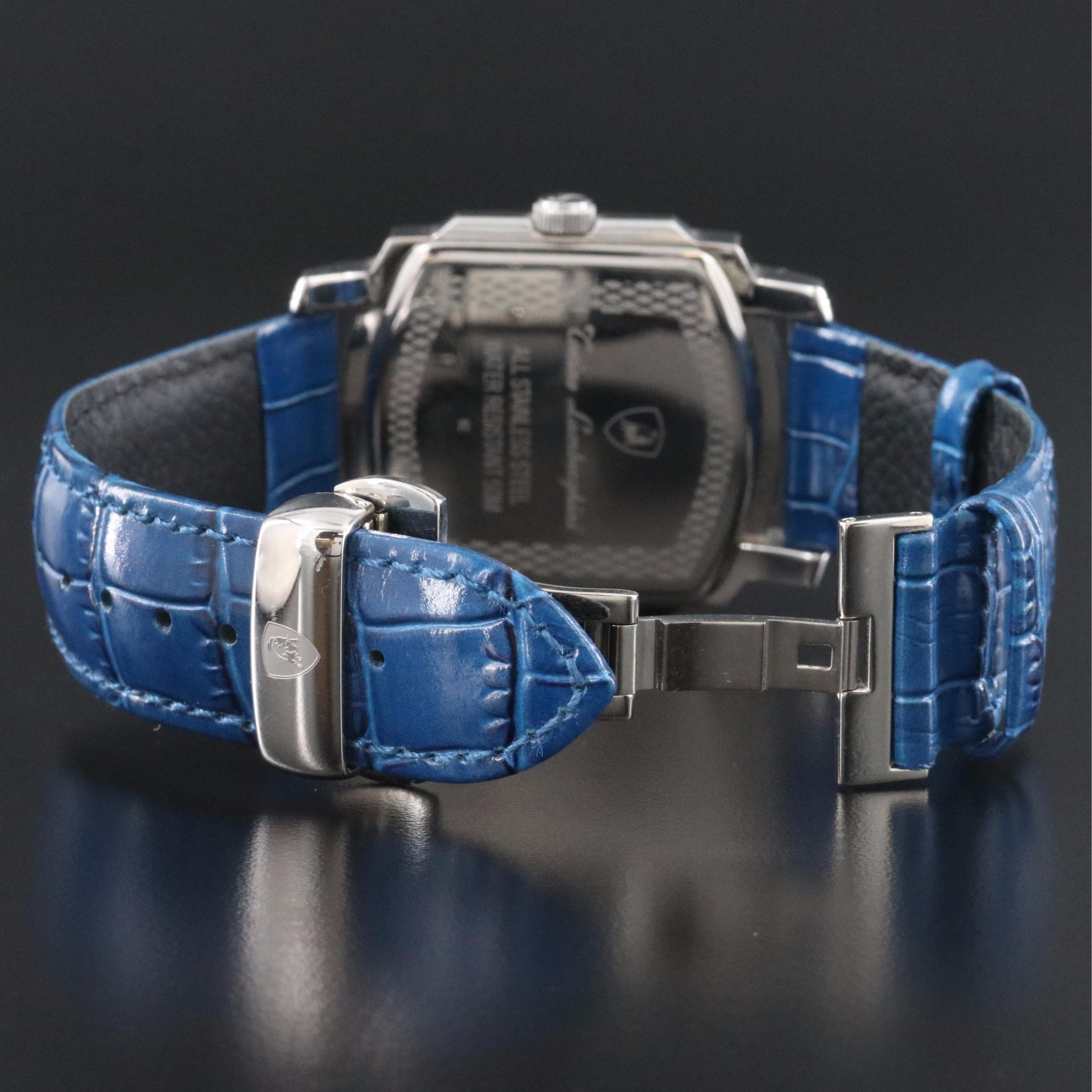 Tonino Lamborghini Swiss Quartz Stainless Steel Day-Date Watch