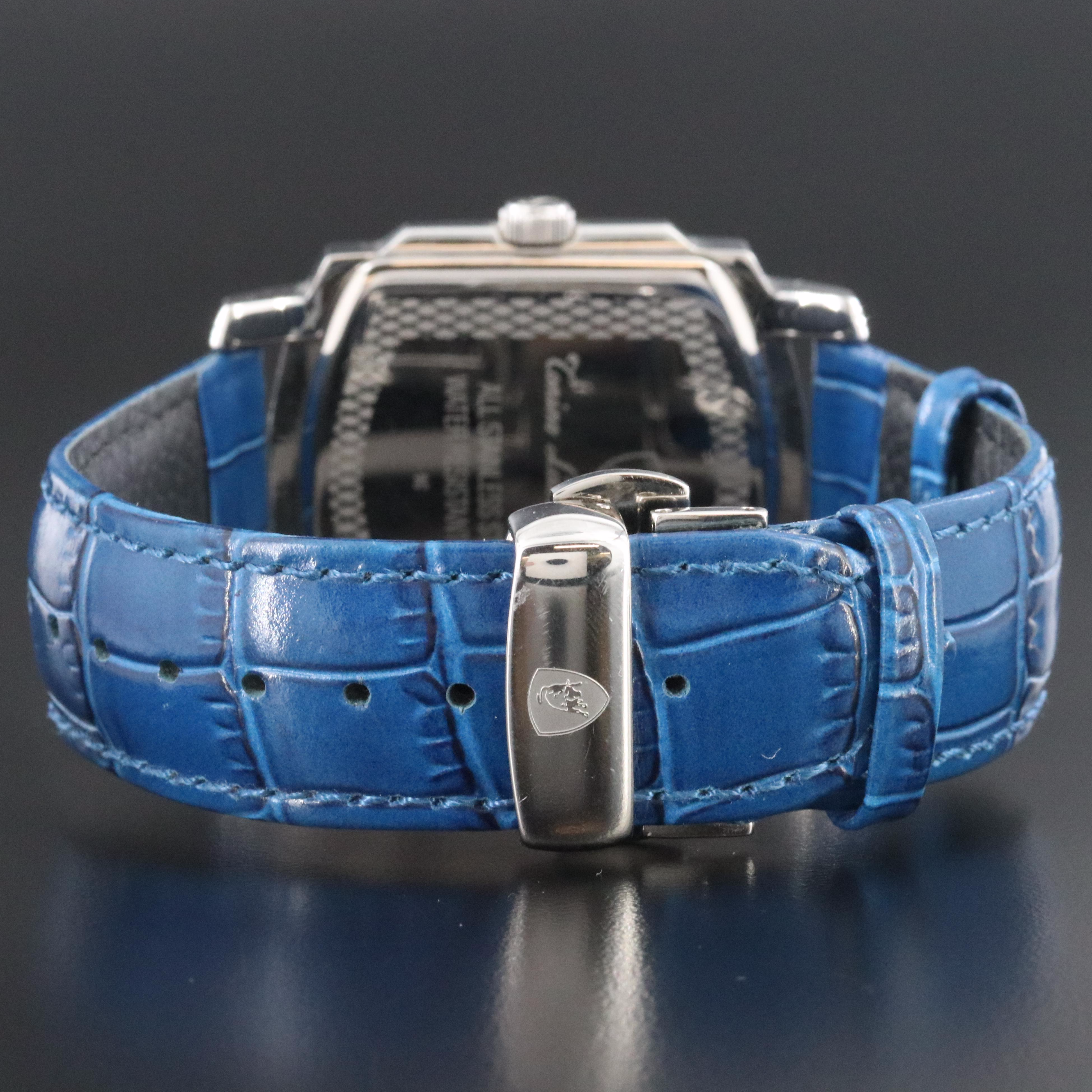 Tonino Lamborghini Swiss Quartz Stainless Steel Day-Date Watch