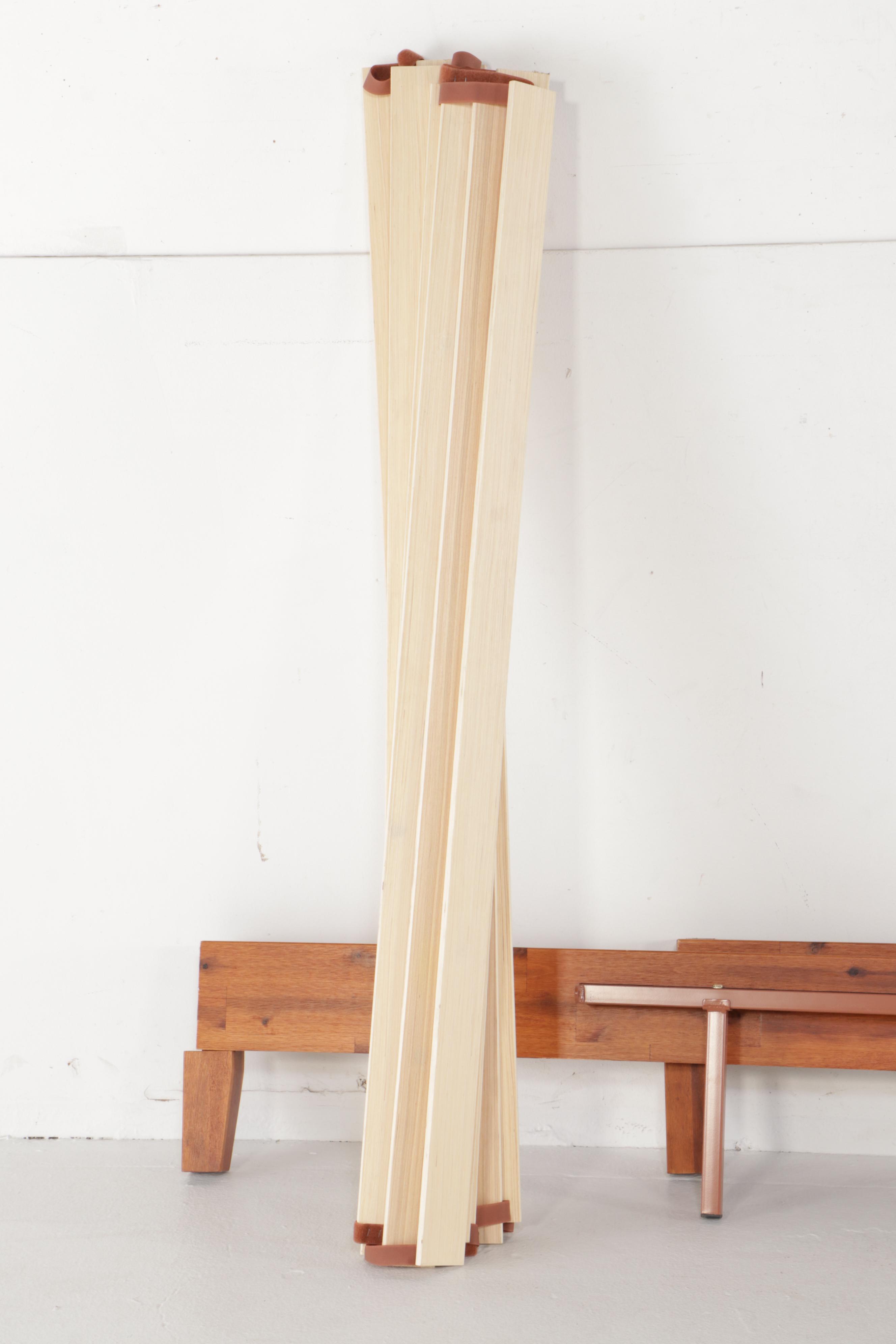 Danish Modern Style Wooden Bed Frame