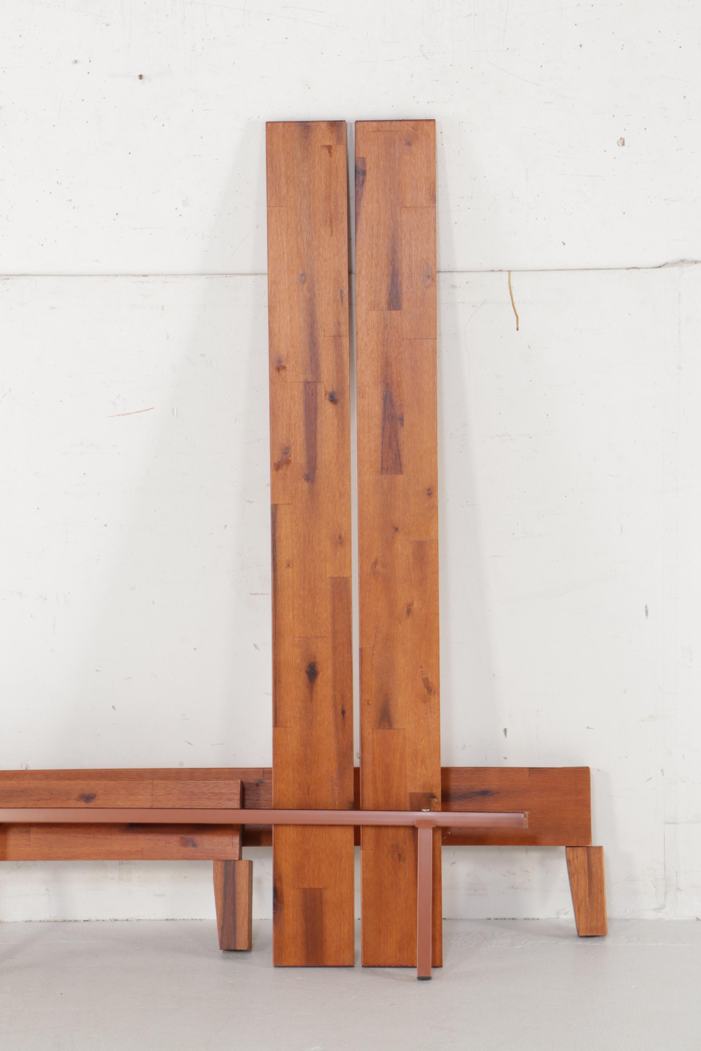 Danish Modern Style Wooden Bed Frame