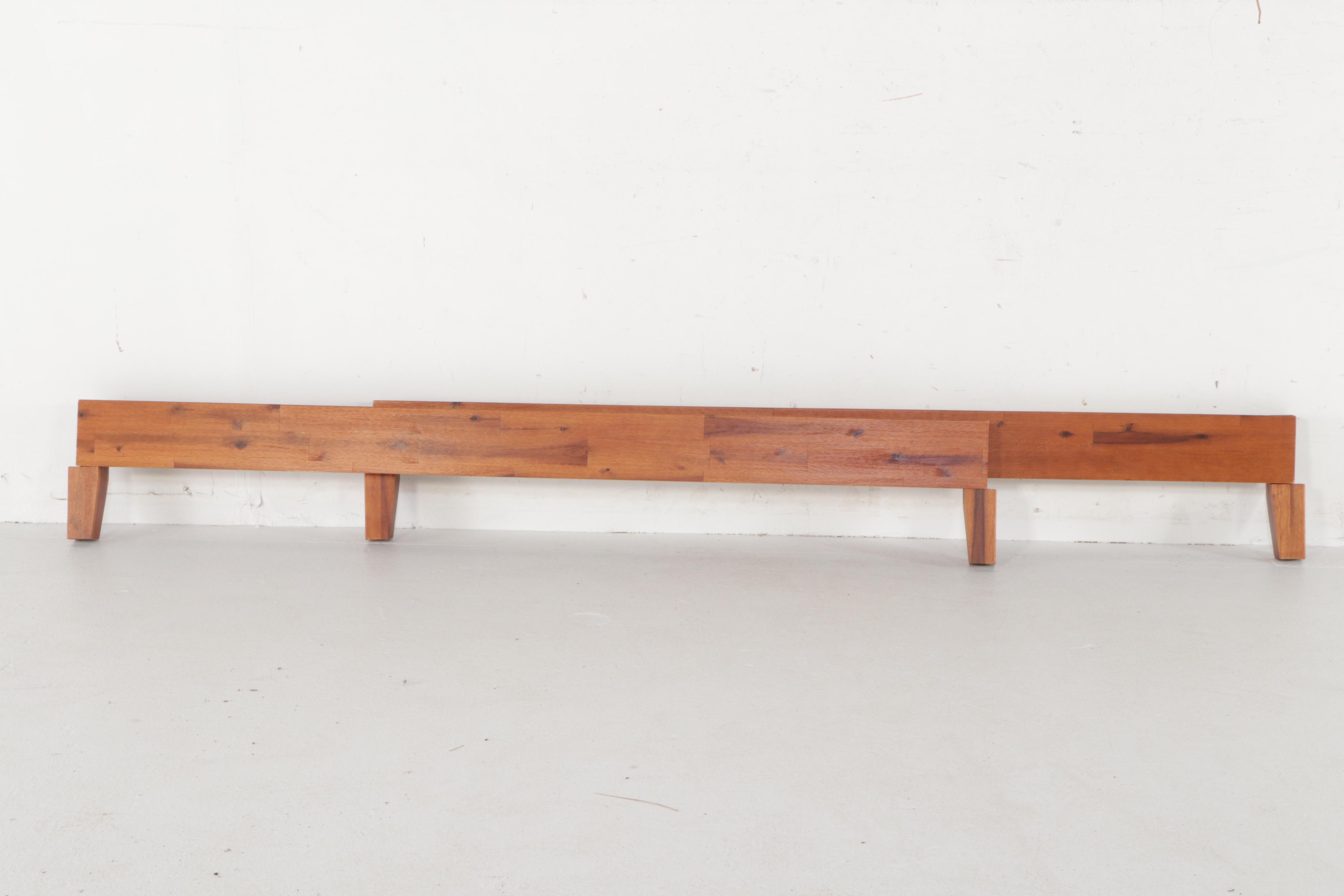 Danish Modern Style Wooden Bed Frame