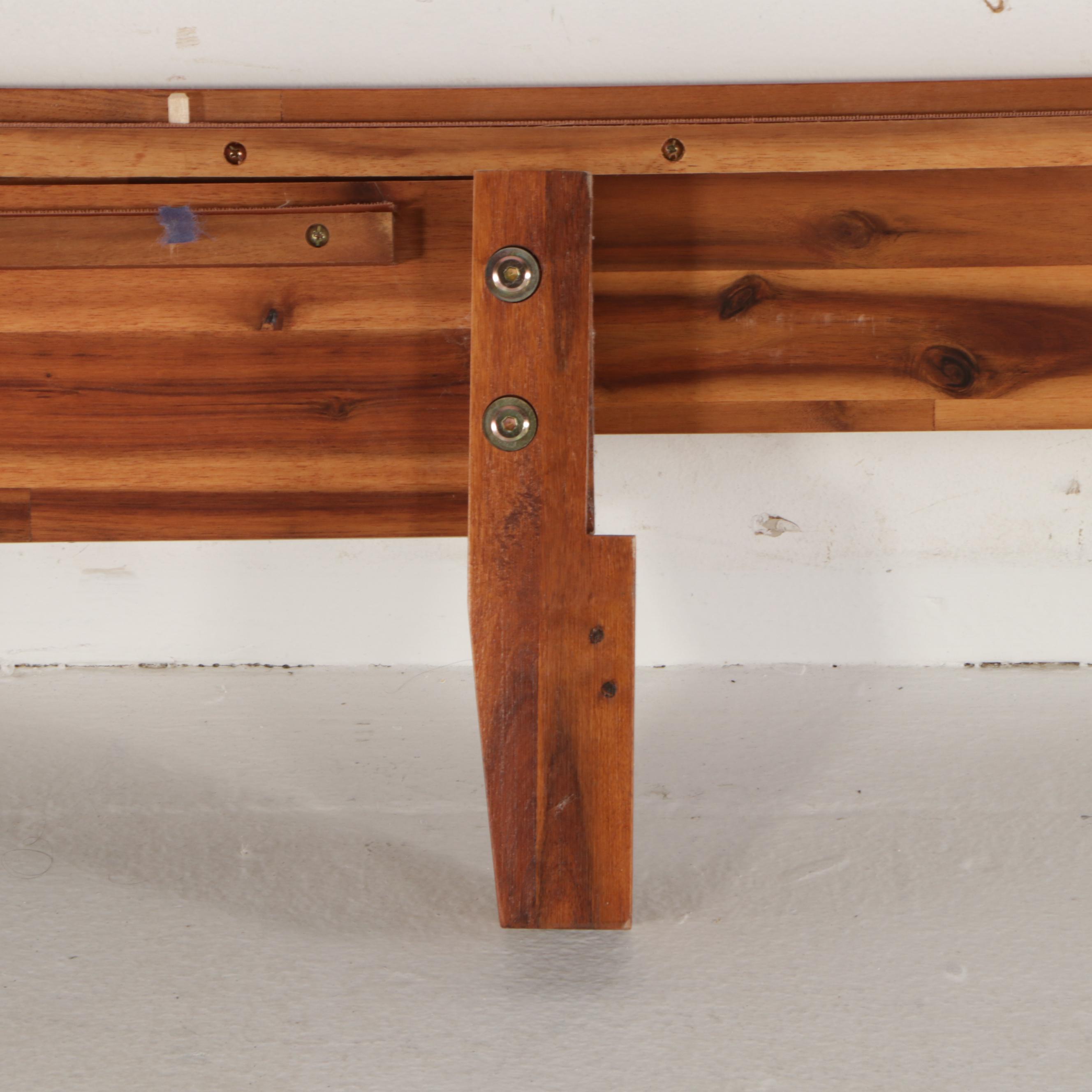 Danish Modern Style Wooden Bed Frame