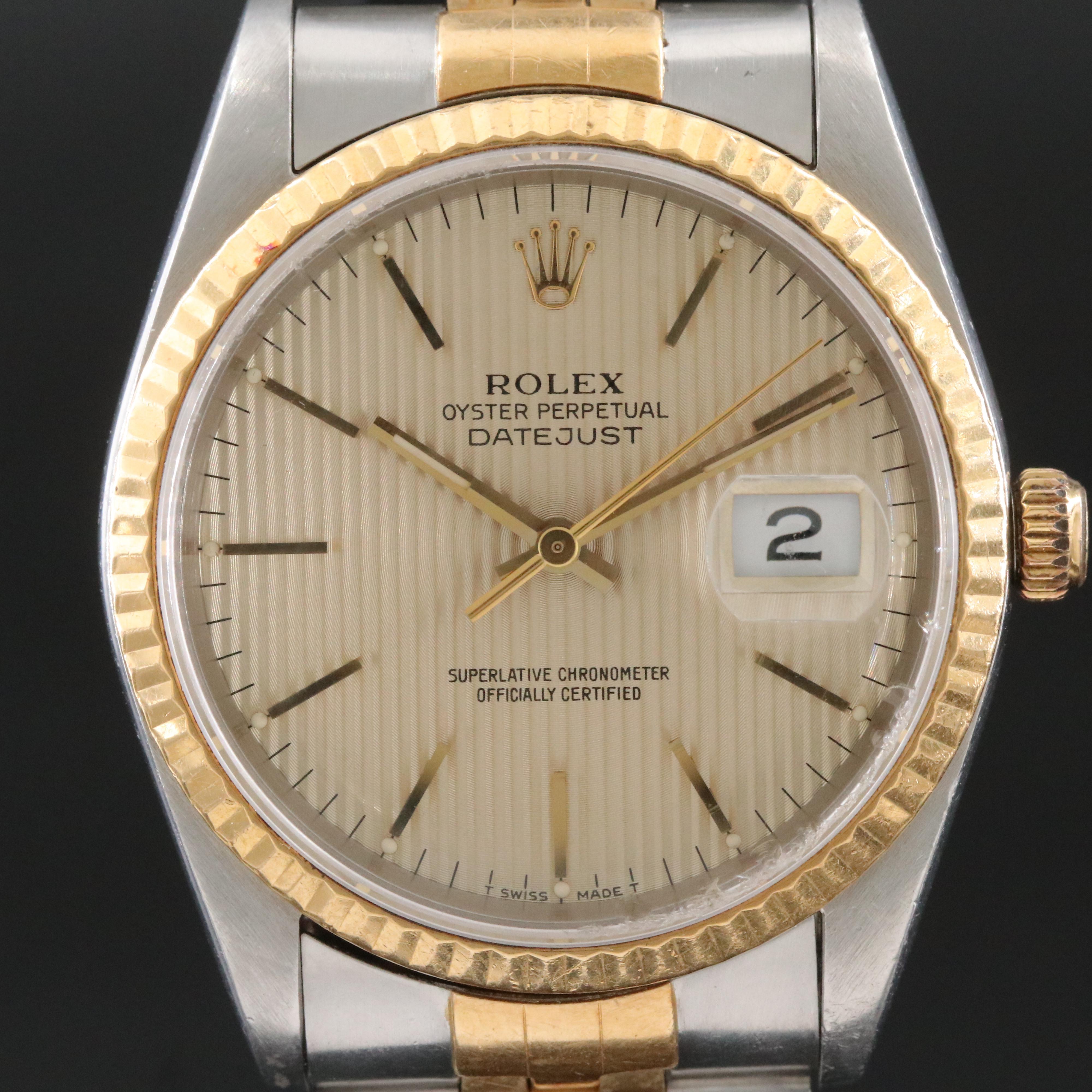 1991 Rolex Datejust 36 16233 Watch
