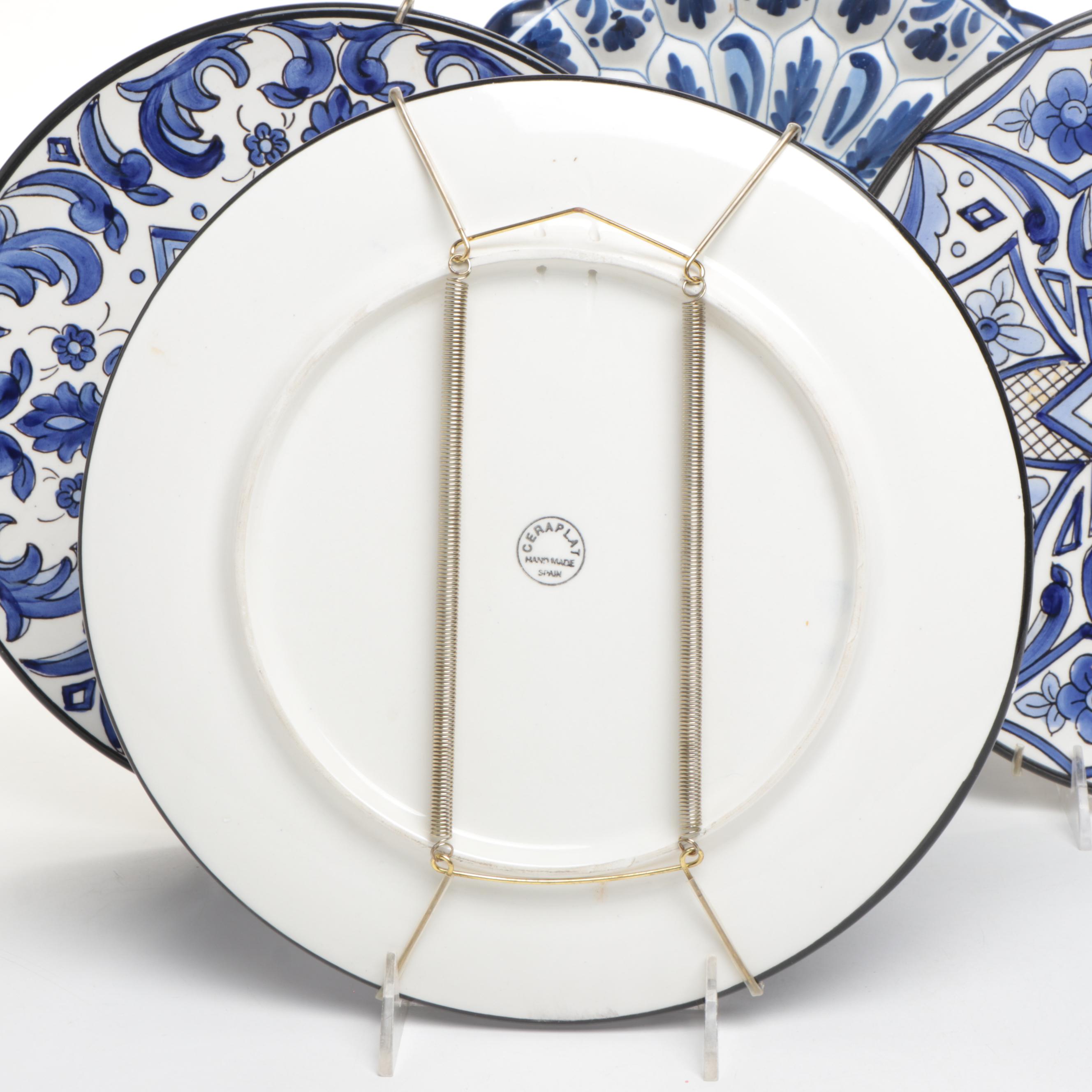 Ceraplat Porcelain Wall Plates with Spanish Ceramic Wall Plates