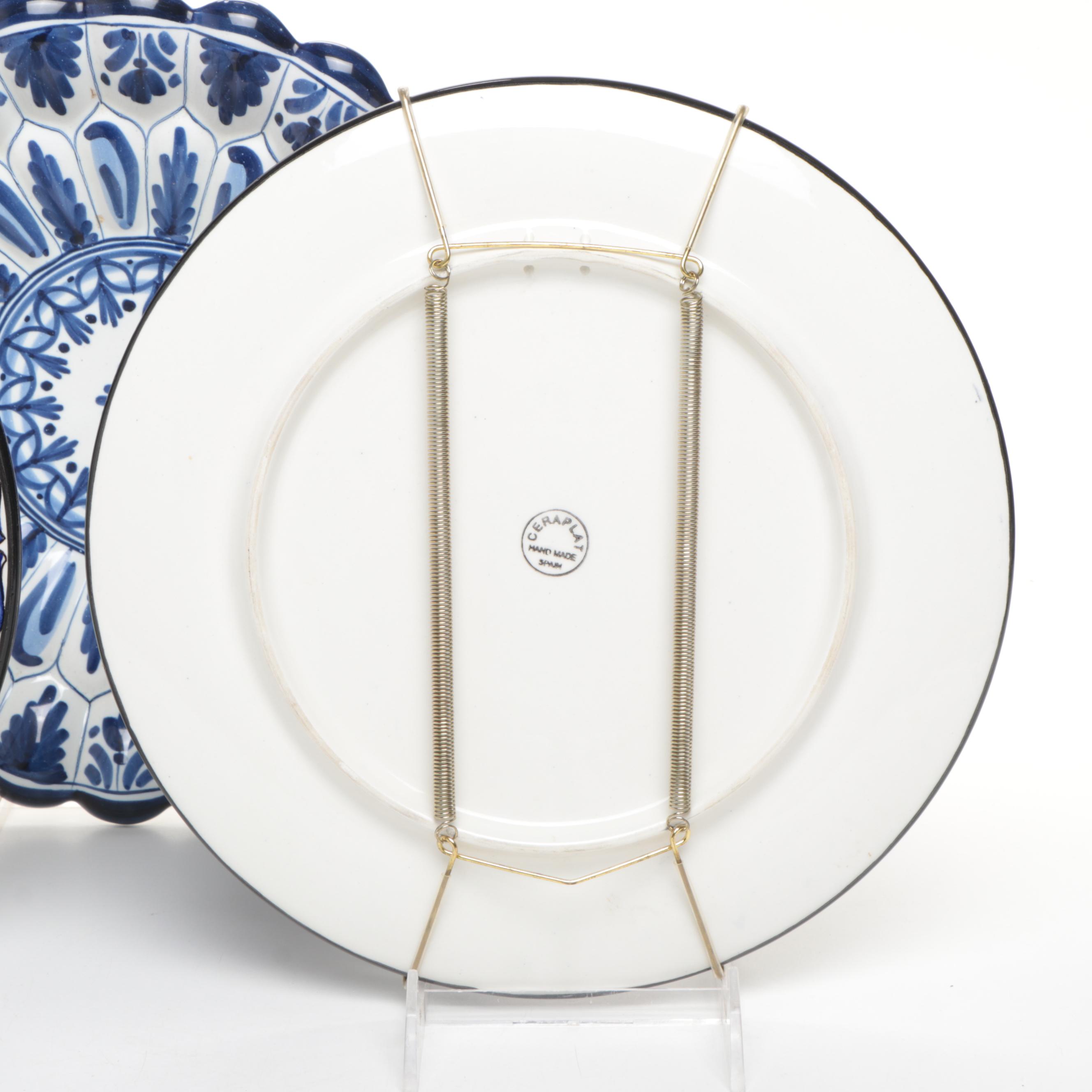Ceraplat Porcelain Wall Plates with Spanish Ceramic Wall Plates