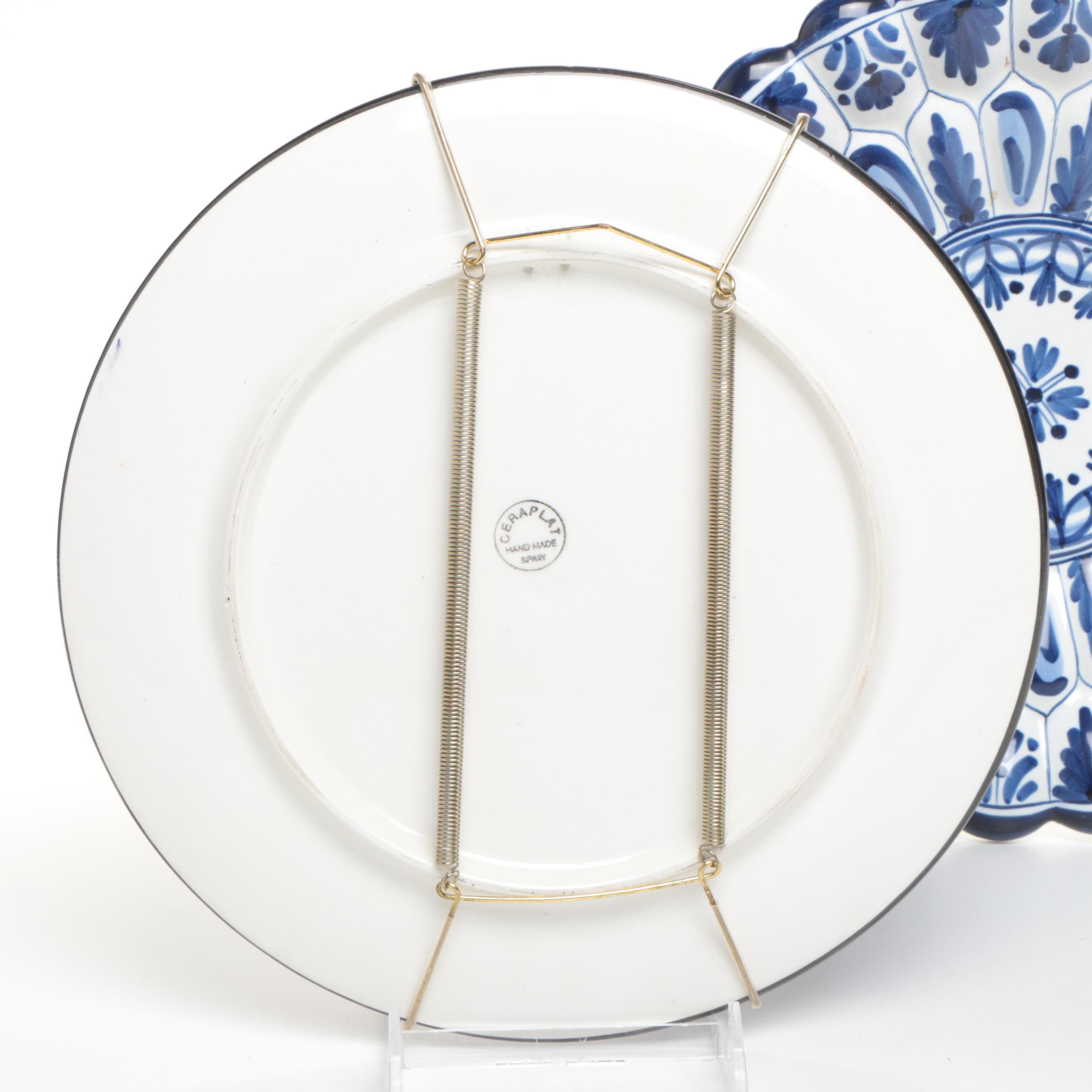 Ceraplat Porcelain Wall Plates with Spanish Ceramic Wall Plates
