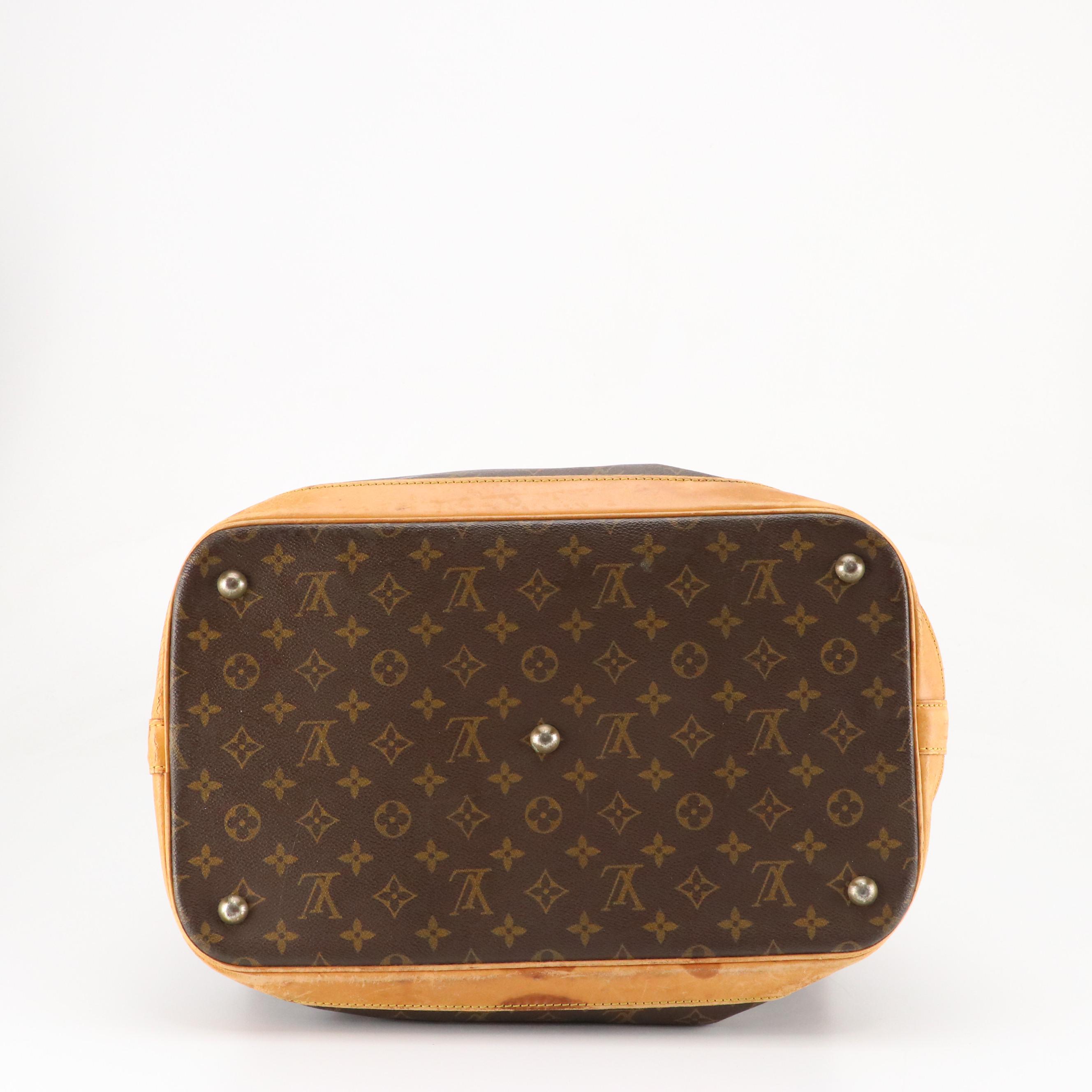 Louis Vuitton Cruiser 40 Travel Bag in Monogram Canvas and Vachetta Leather