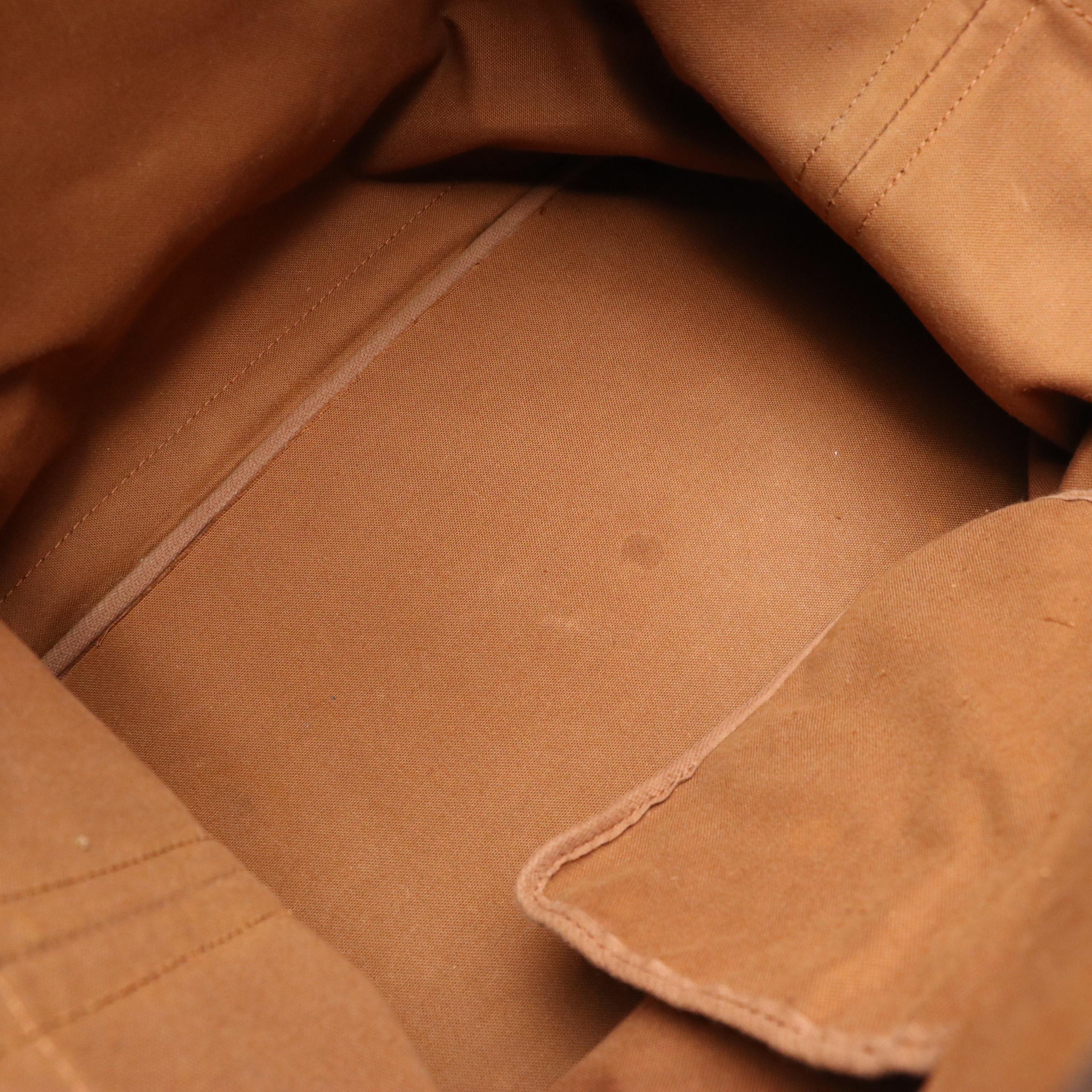 Louis Vuitton Cruiser 40 Travel Bag in Monogram Canvas and Vachetta Leather