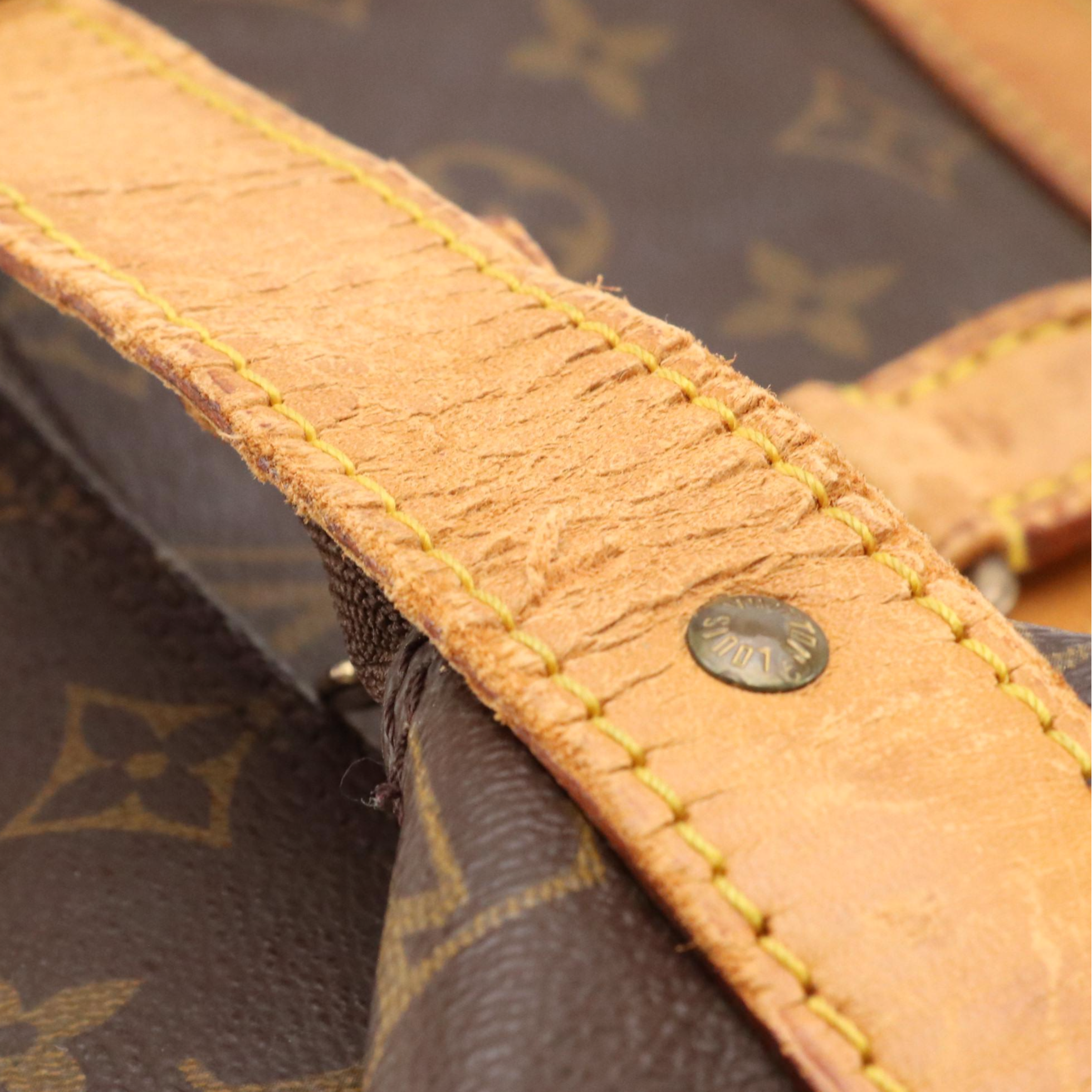 Louis Vuitton Cruiser 40 Travel Bag in Monogram Canvas and Vachetta Leather