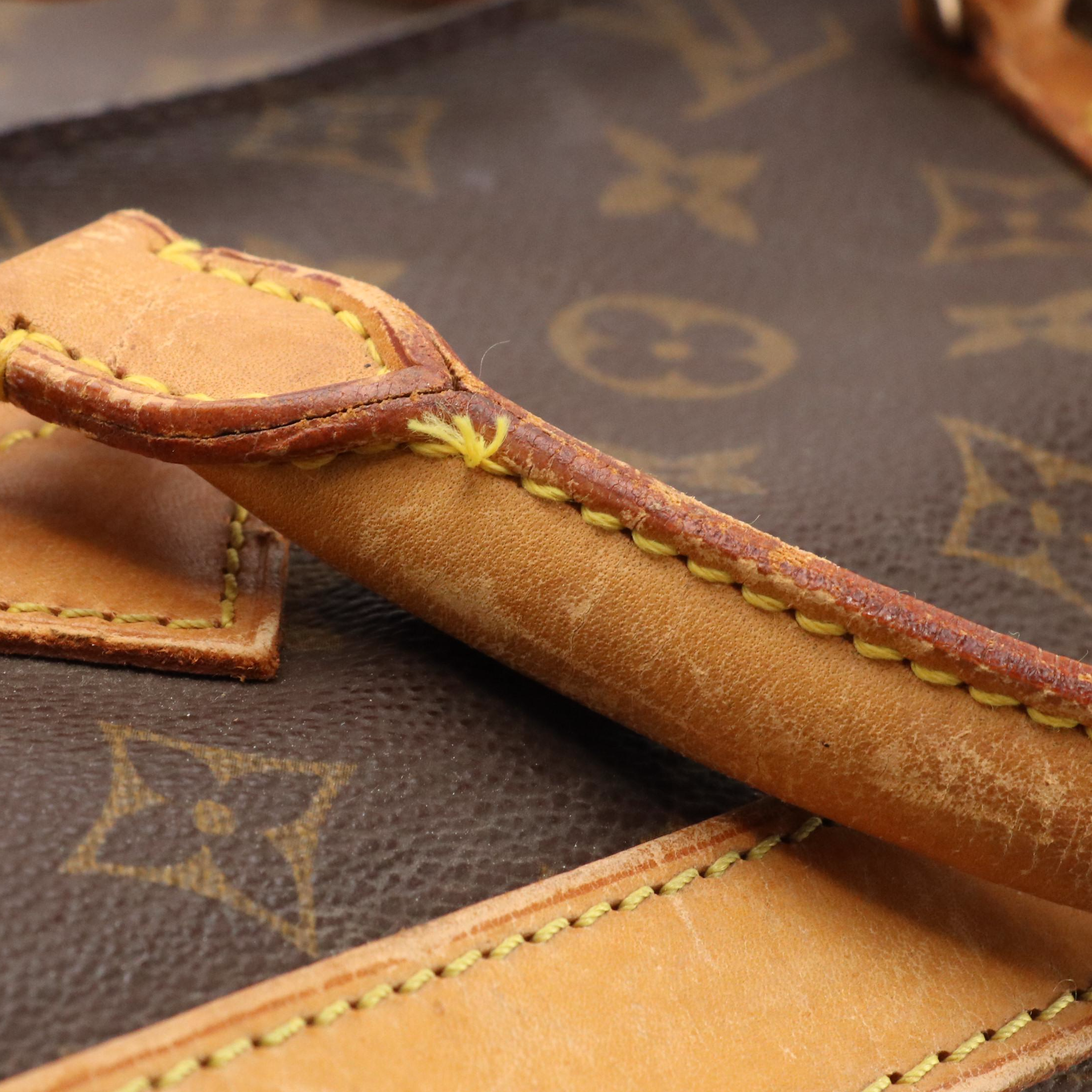 Louis Vuitton Cruiser 40 Travel Bag in Monogram Canvas and Vachetta Leather